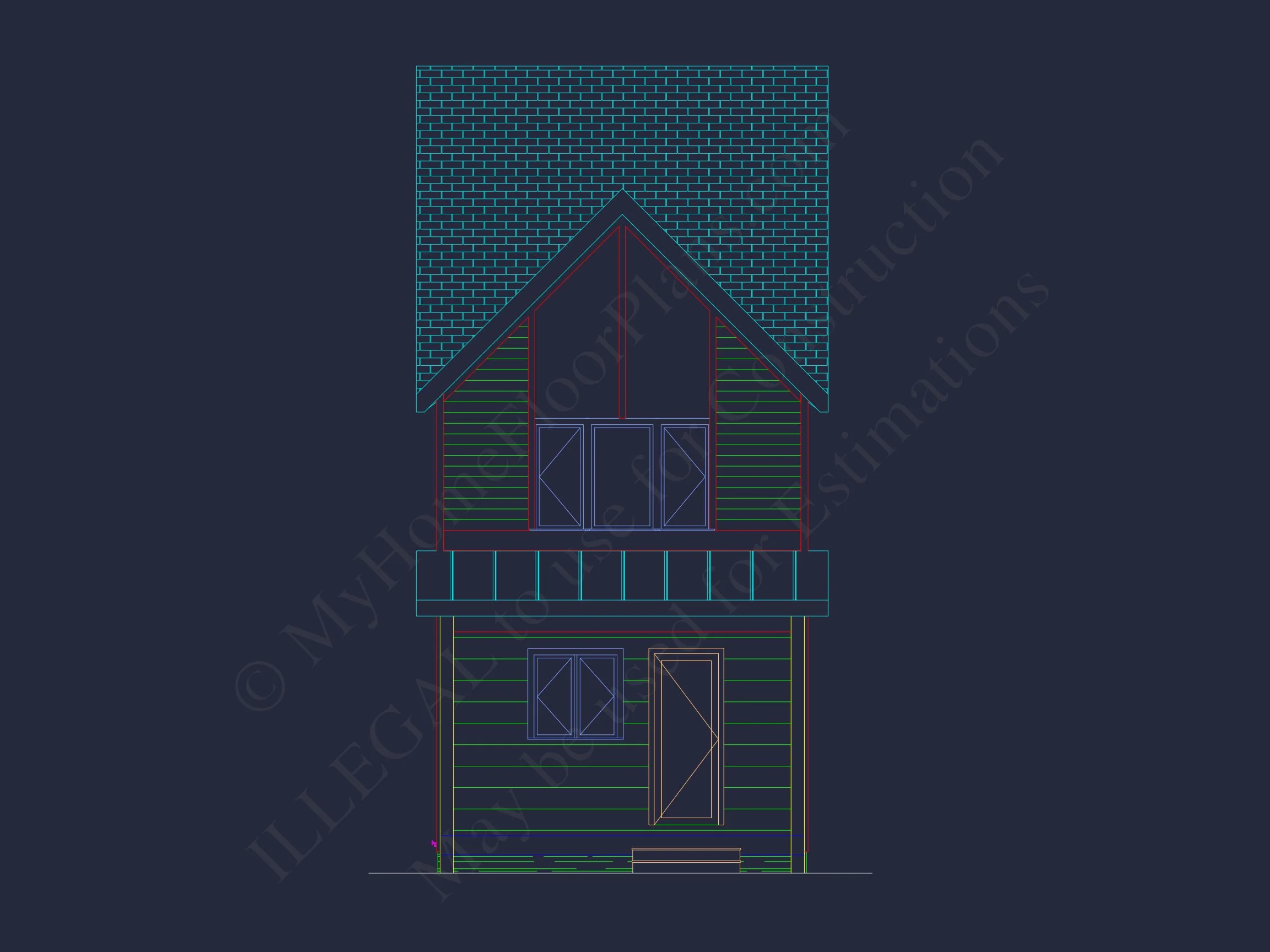 20-2132 HOUSE PLAN - Modern Farmhouse Plan - 3-Bed, 2.5-Bath, 2,035 SF 15 Modern Craftsman house Plan with Bonus Room and Open Floor Design