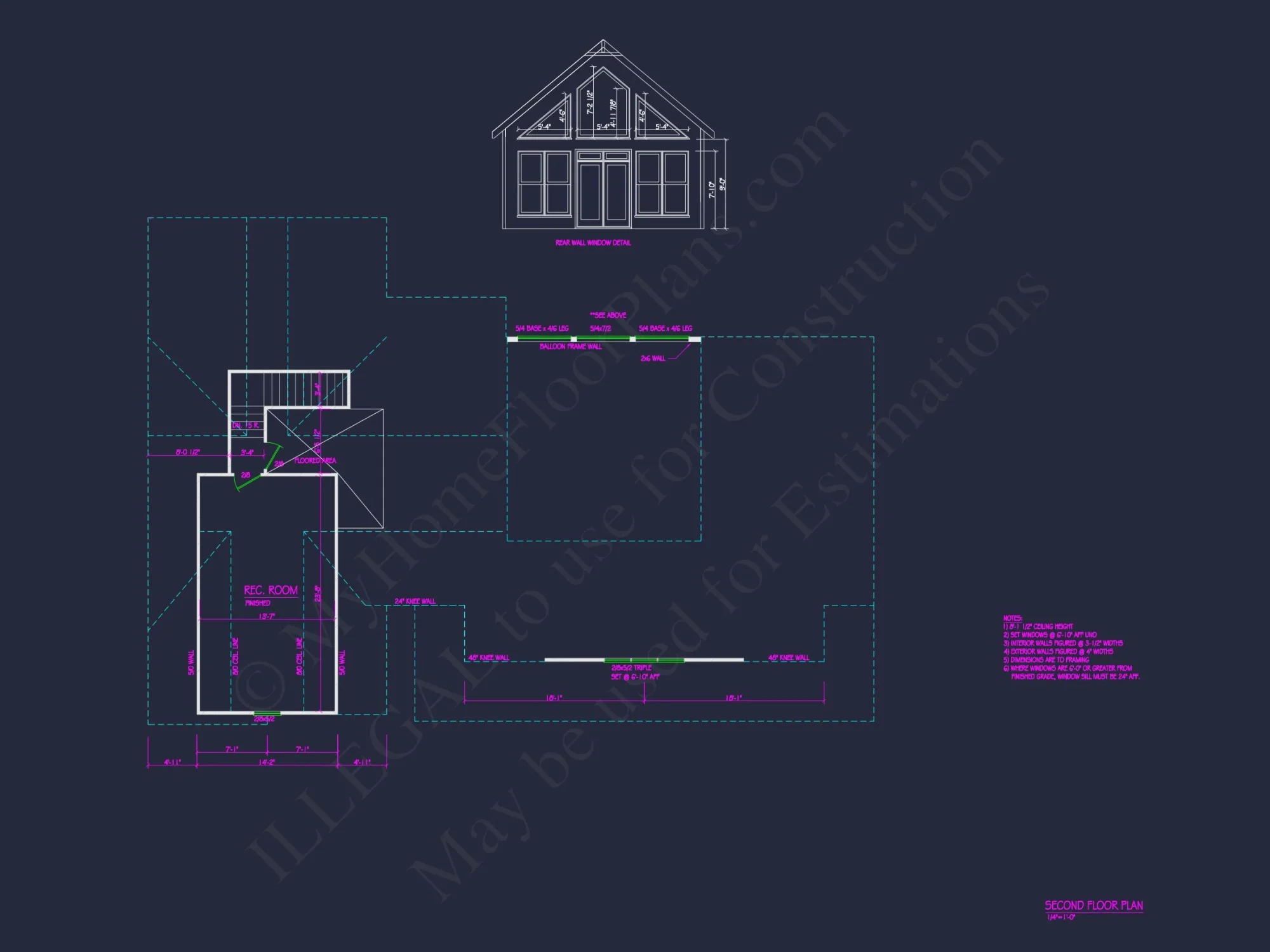 house Plan with Floor Plan & Architectural Designs