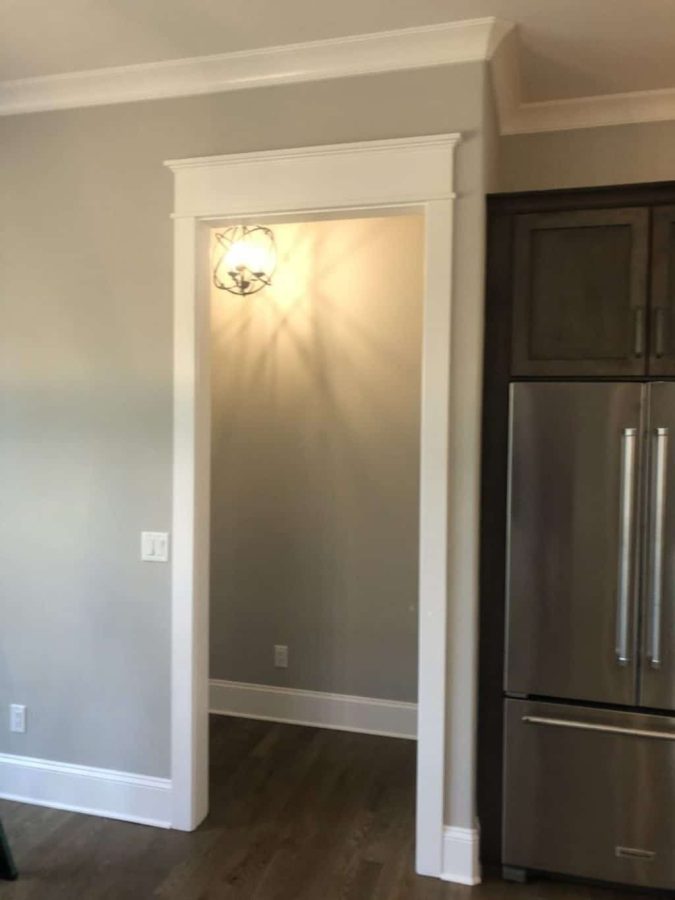 "Modern Craftsman house plan featuring a spacious floor design with detailed CAD blueprints"