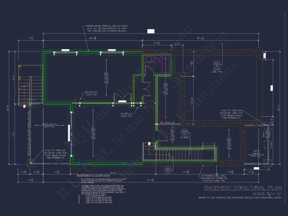Modern Suburban house Plan with CAD Designs and 2 Floors