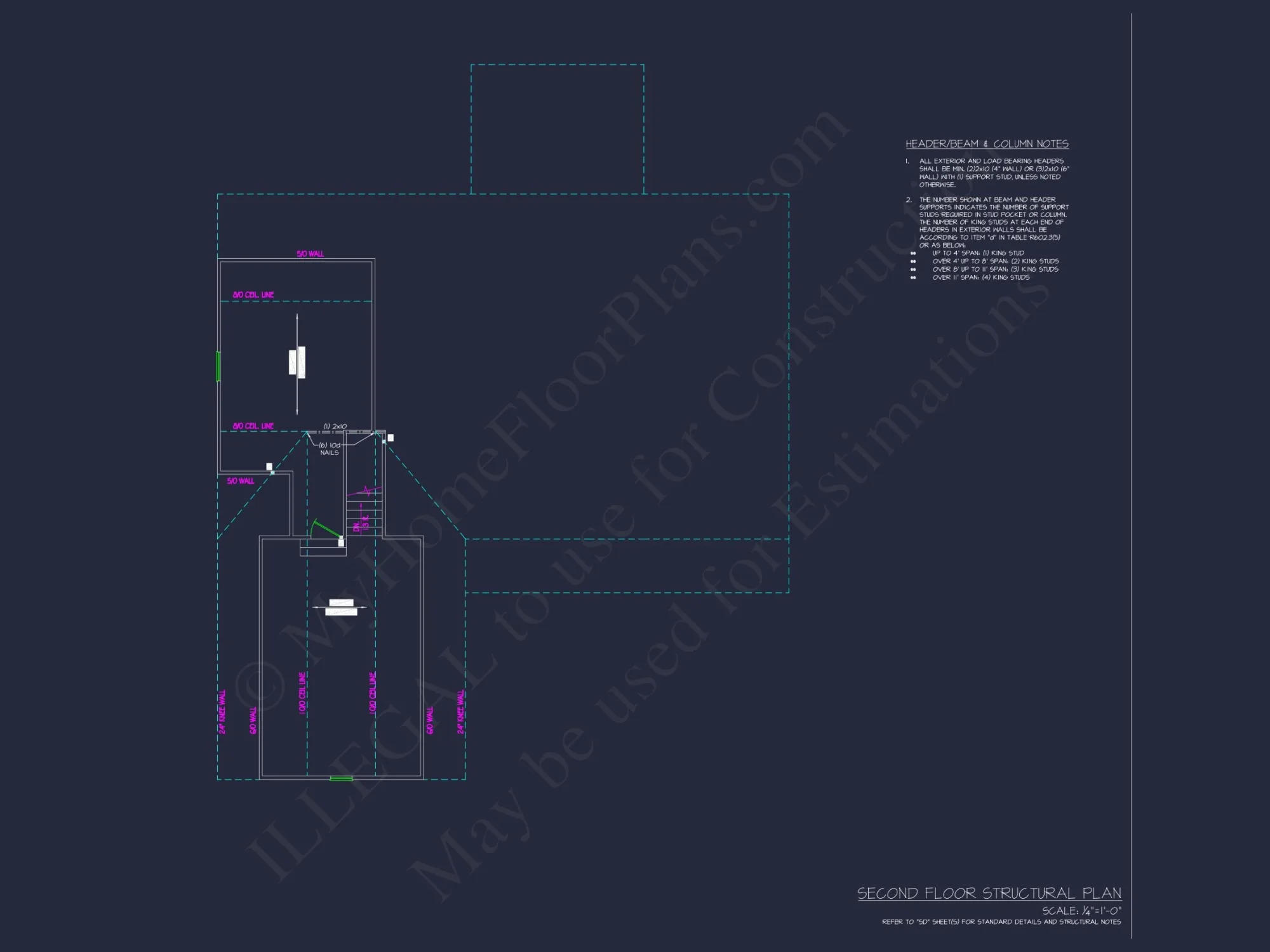 Modern Suburban house Plan with 3 Bedrooms and Open Floor Plan