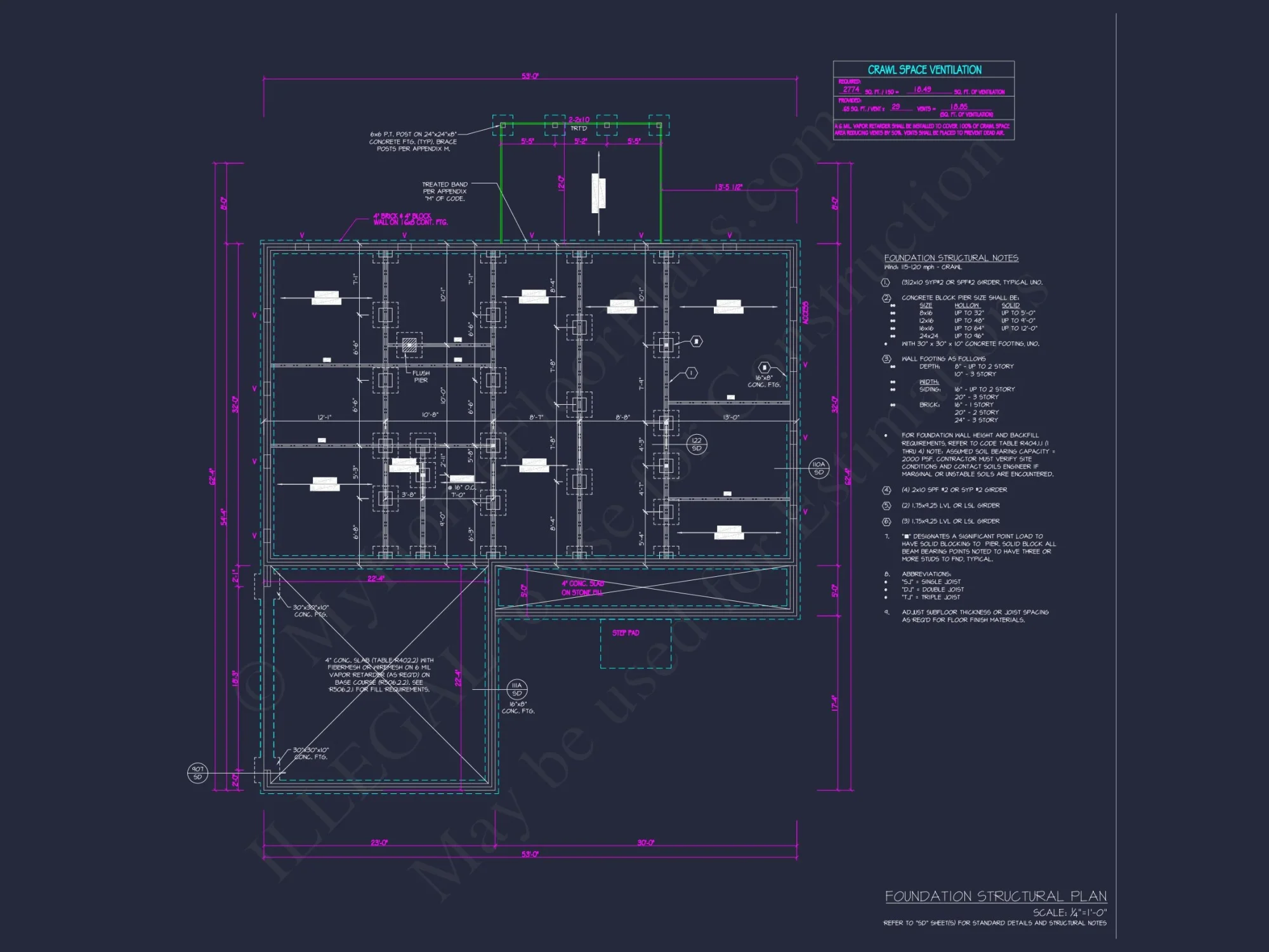 Modern Suburban house Plan with 3 Bedrooms and Open Floor Plan