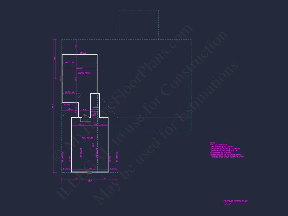 Modern Suburban house Plan with 3 Bedrooms and Open Floor Plan