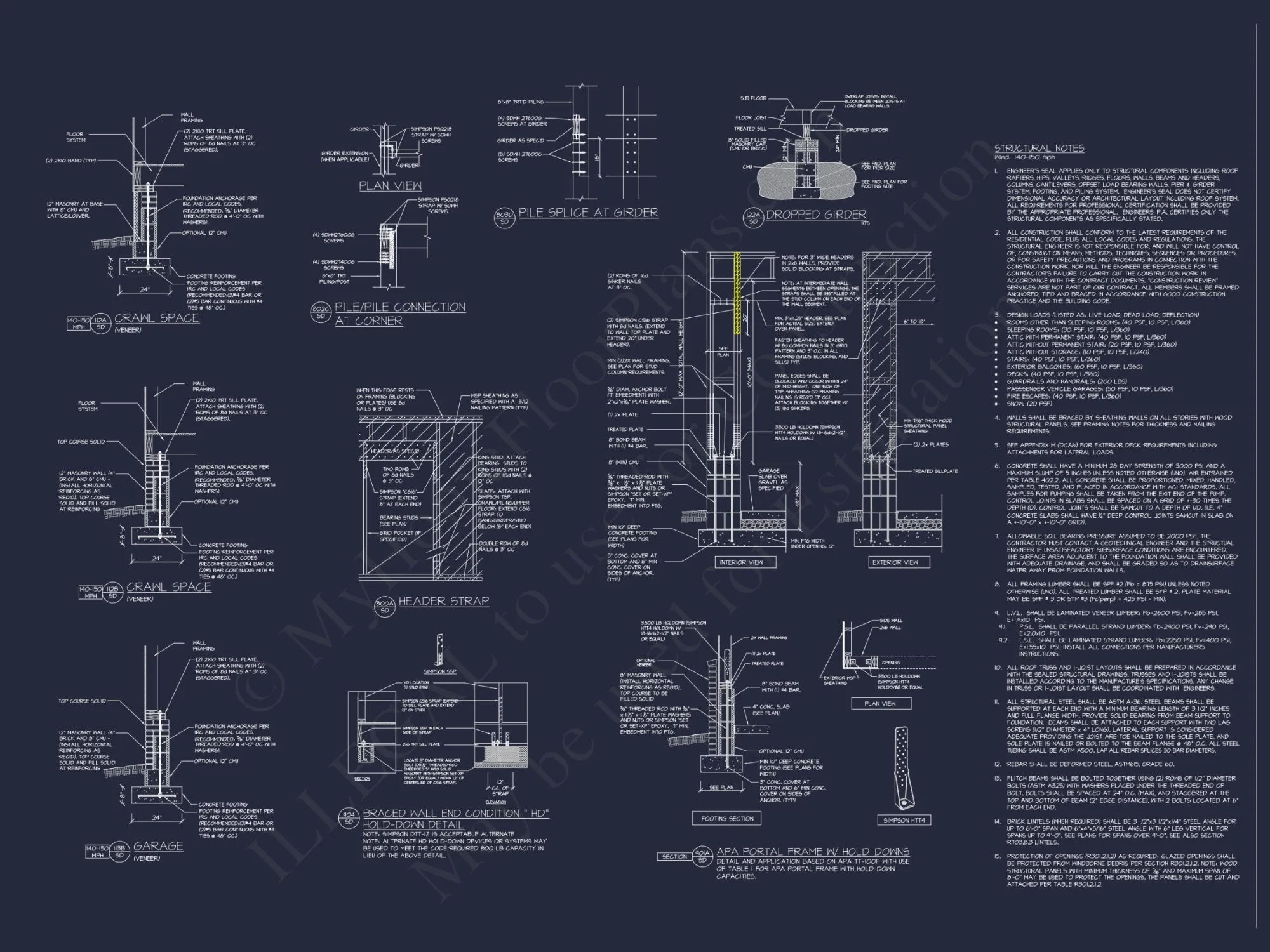 Elegant Charleston house Plan with 2-Story CAD Architecture