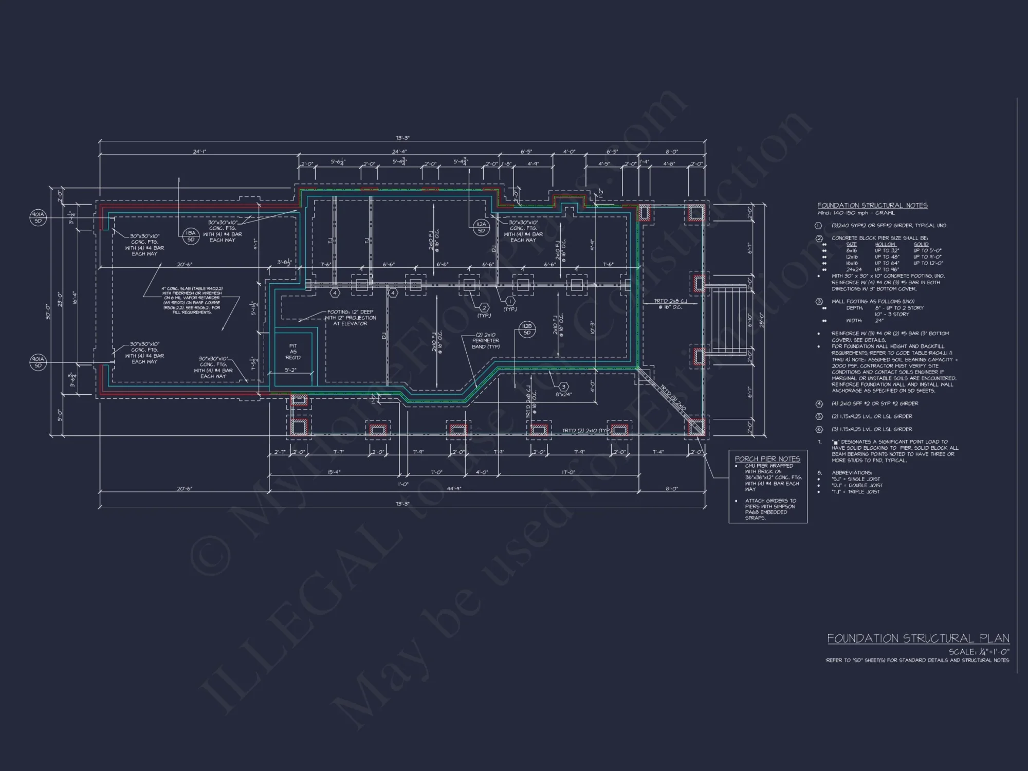 Elegant Charleston house Plan with 2-Story CAD Architecture