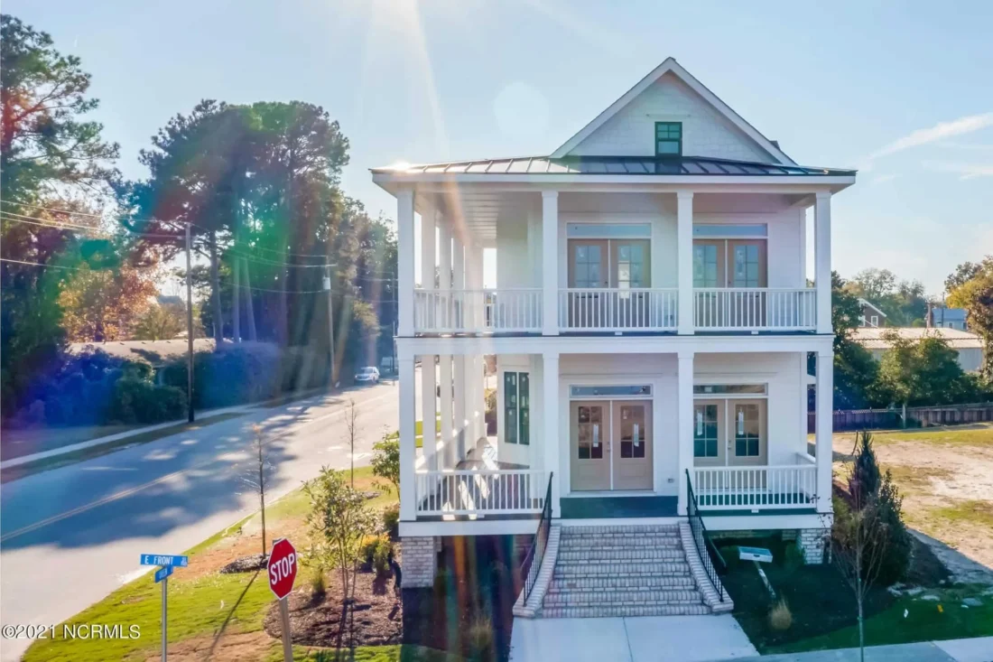 Elegant Charleston house Plan with 2-Story CAD Architecture