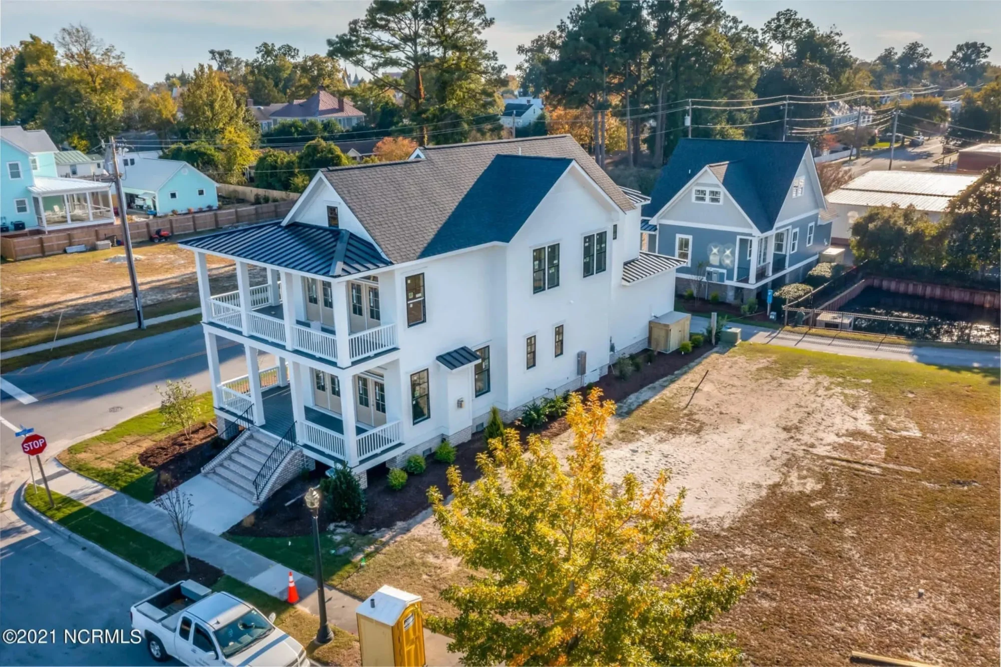 Elegant Charleston house Plan with 2-Story CAD Architecture