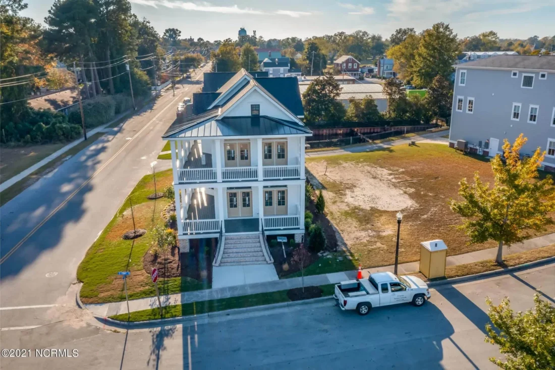 Elegant Charleston house Plan with 2-Story CAD Architecture