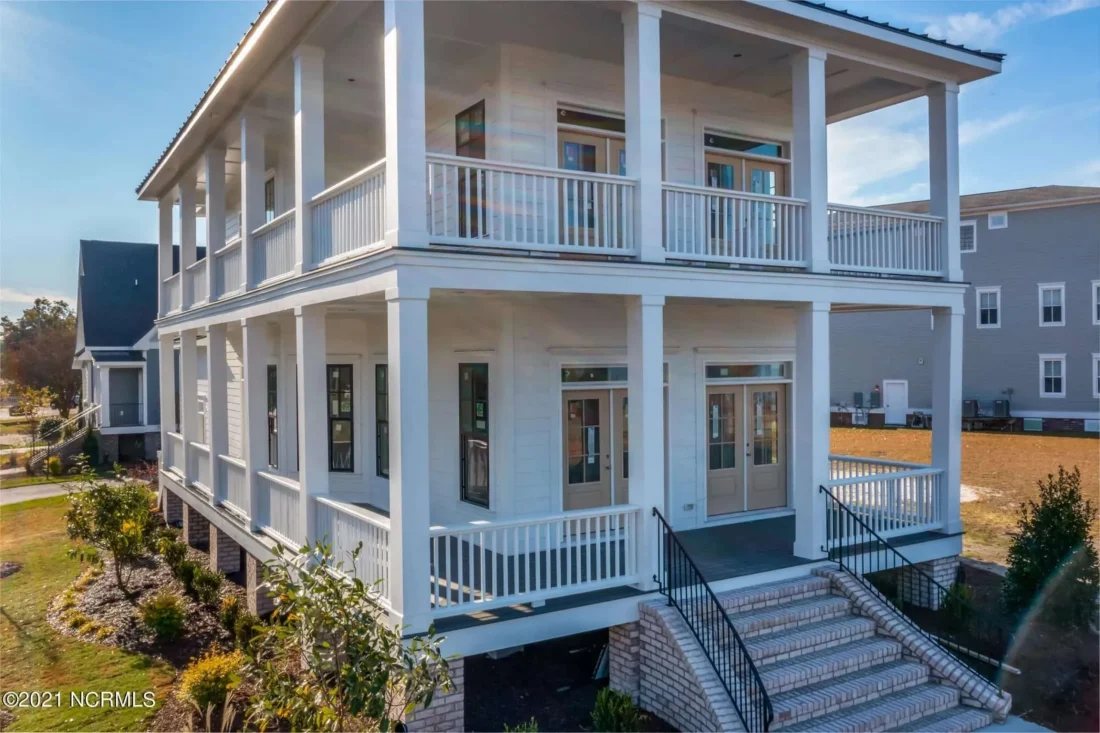 Elegant Charleston house Plan with 2-Story CAD Architecture