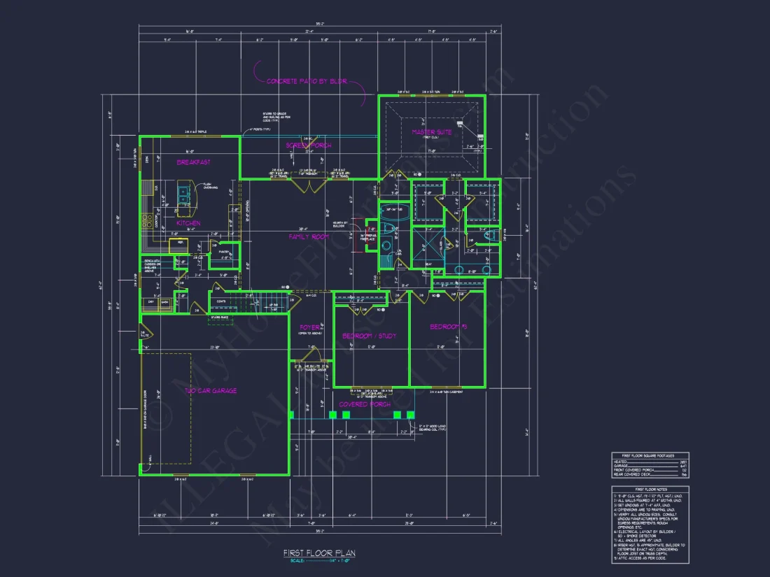 Craftsman house Plan with Spacious Floor Plan and Modern Designs