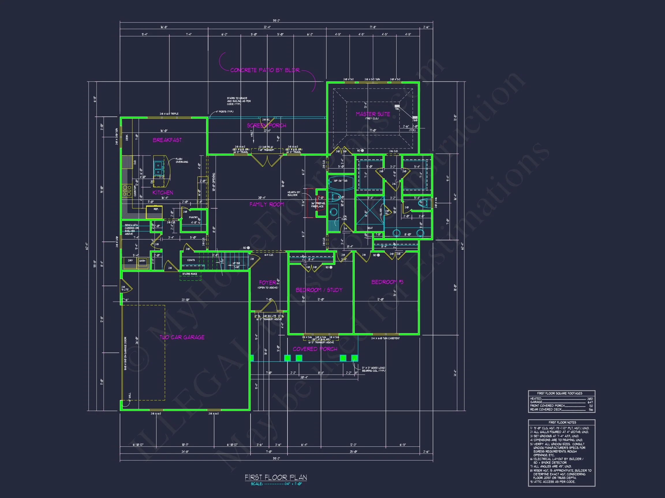 Craftsman house Plan with Spacious Floor Plan and Modern Designs