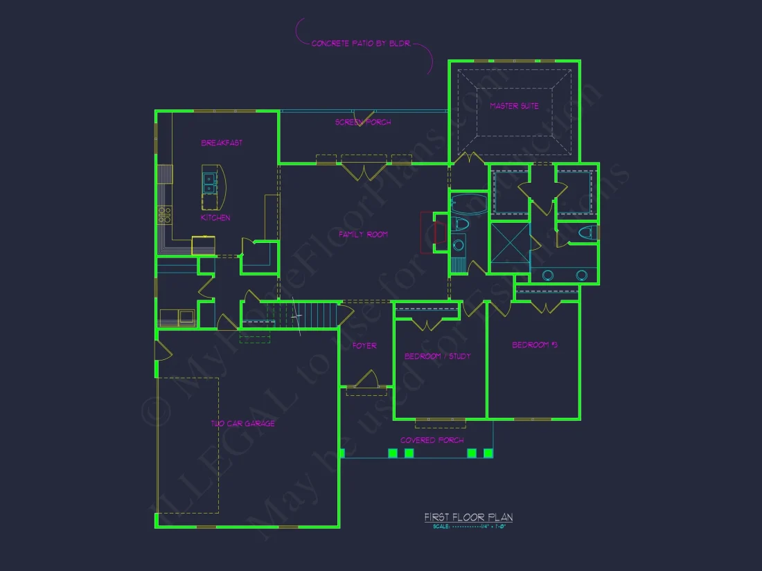 Craftsman house Plan with Spacious Floor Plan and Modern Designs