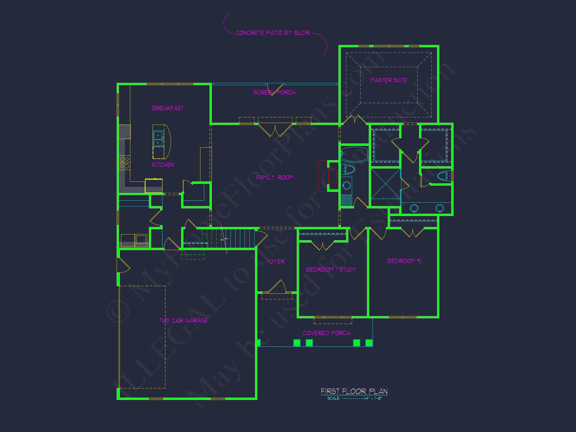 Craftsman house Plan with Spacious Floor Plan and Modern Designs