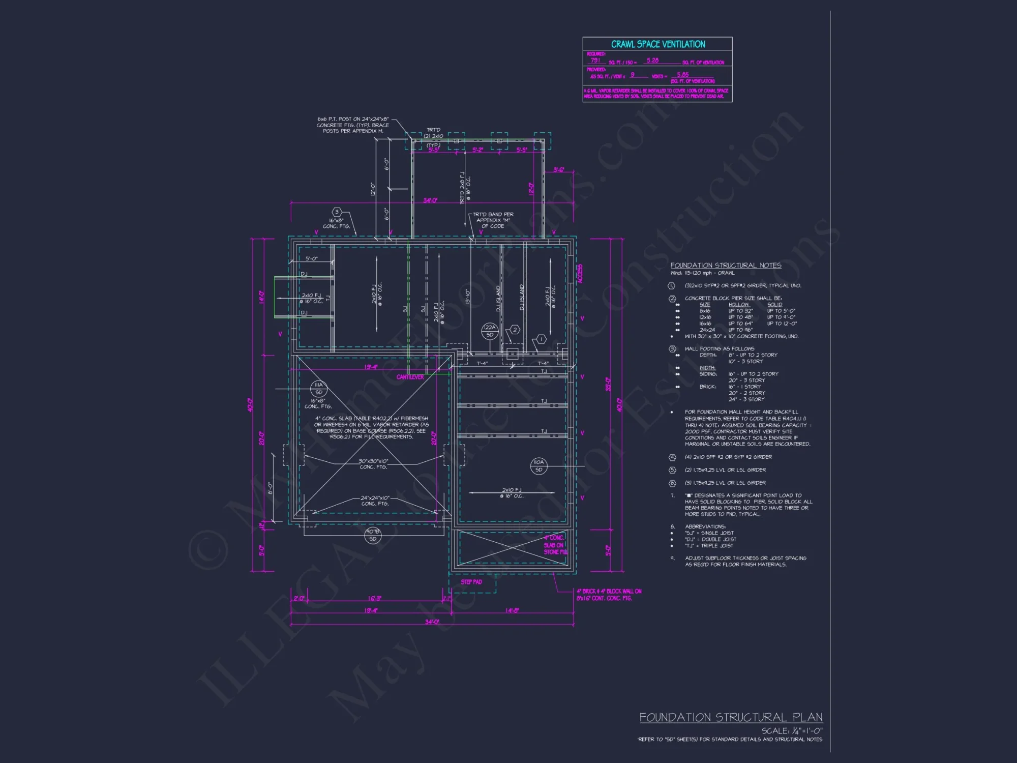 Traditional house Plan with CAD Blueprints and Open Floor Plan