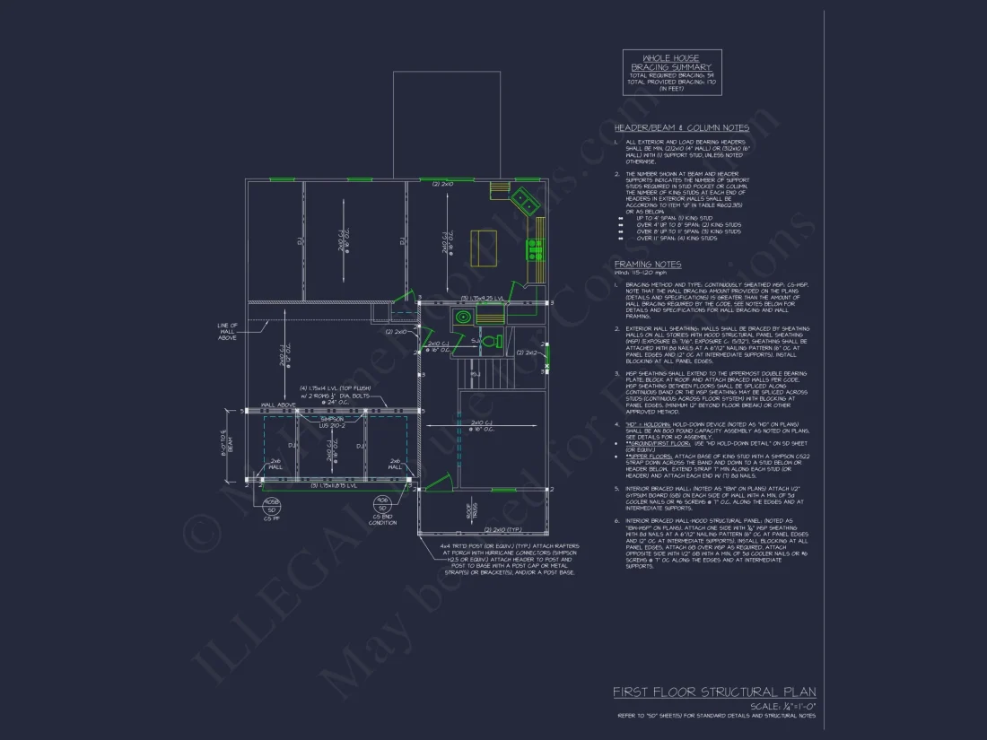 Modern Craftsman house Plan with CAD Architecture Designs
