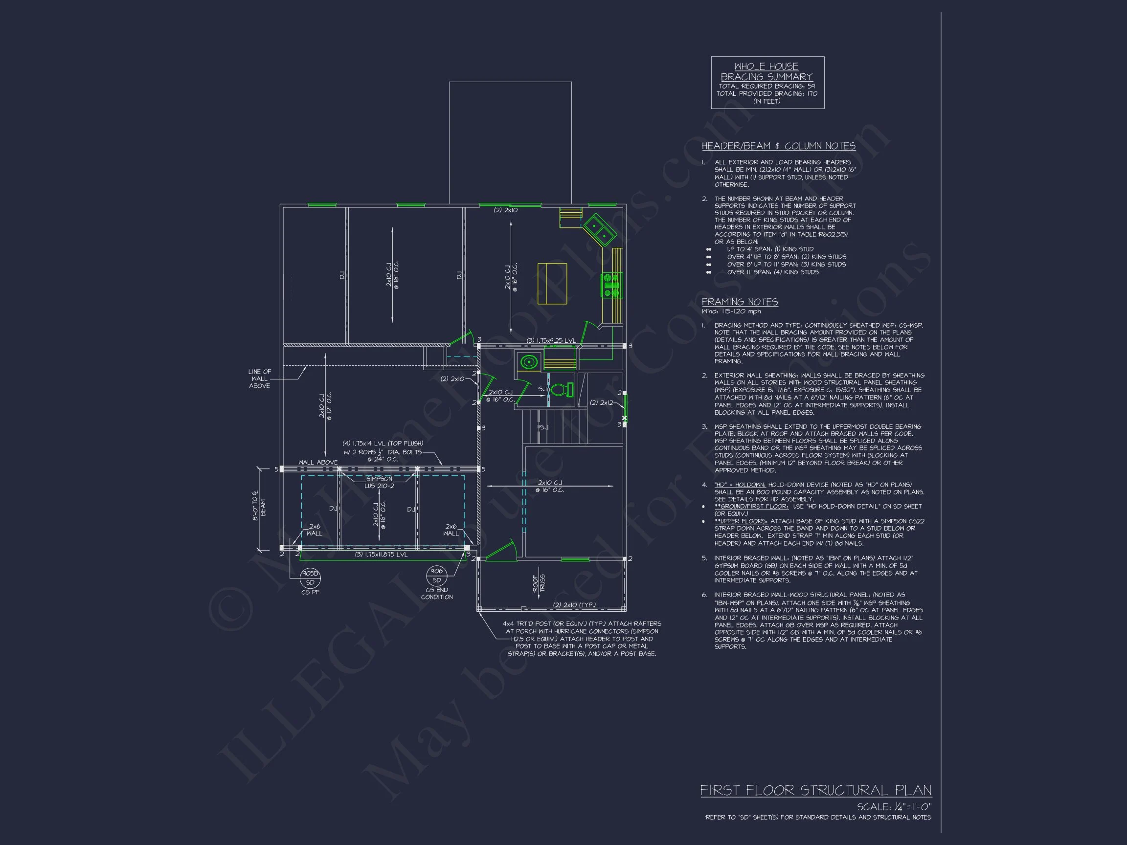 20-1839 HOUSE PLAN - Modern Farmhouse Plan - 3-Bed, 2.5-Bath, 1,850 SF 7 Modern Craftsman house Plan with CAD Architecture Designs