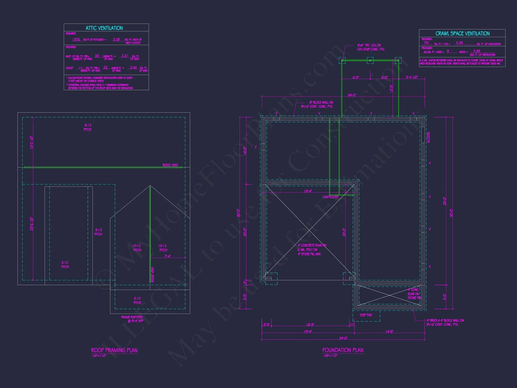 Modern Craftsman house Plan with CAD Architecture Designs