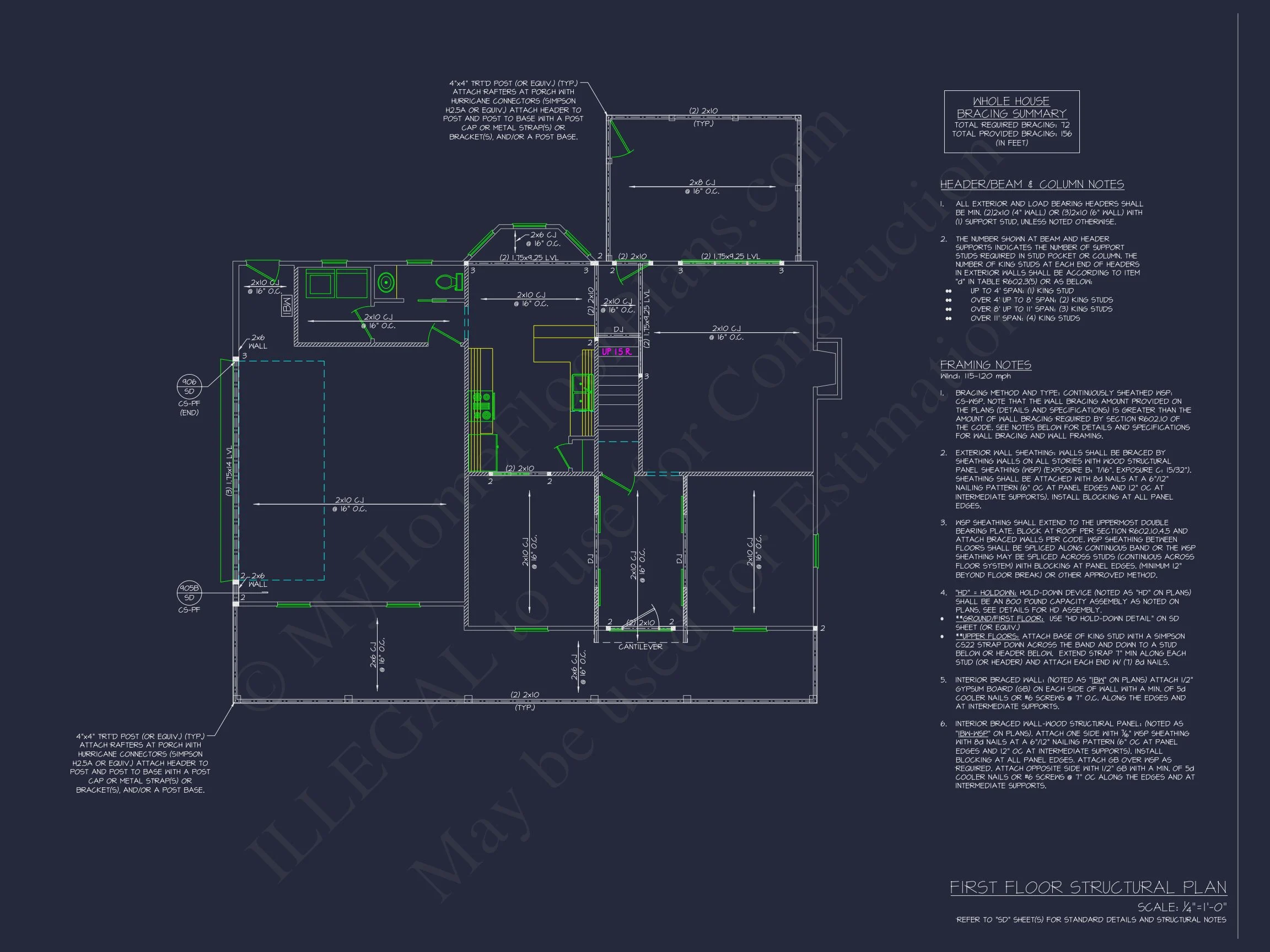 Beautiful 2-Story house Plan with CAD Architecture Designs