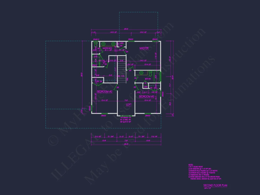 Beautiful 2-Story house Plan with CAD Architecture Designs