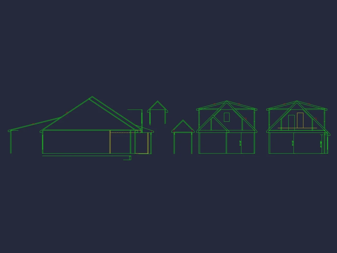 Spacious Craftsman house Plan with Modern Designs & CAD Blueprint