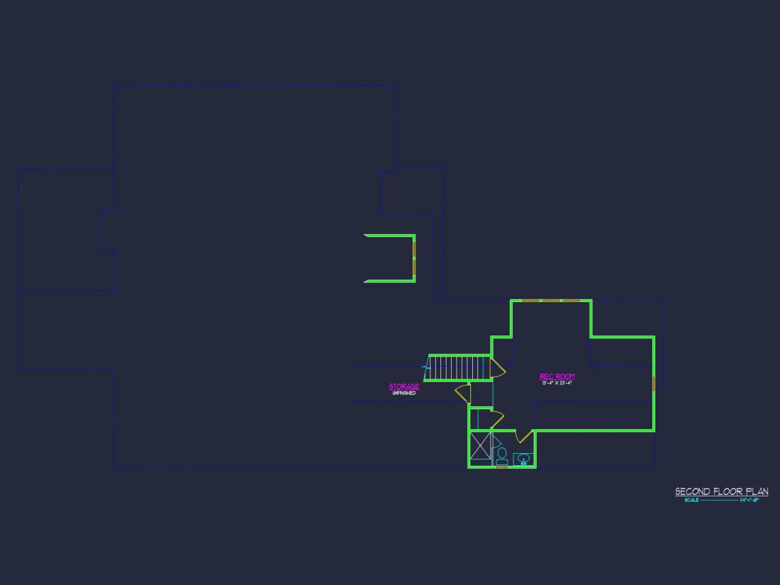 Spacious Craftsman house Plan with Modern Designs & CAD Blueprint
