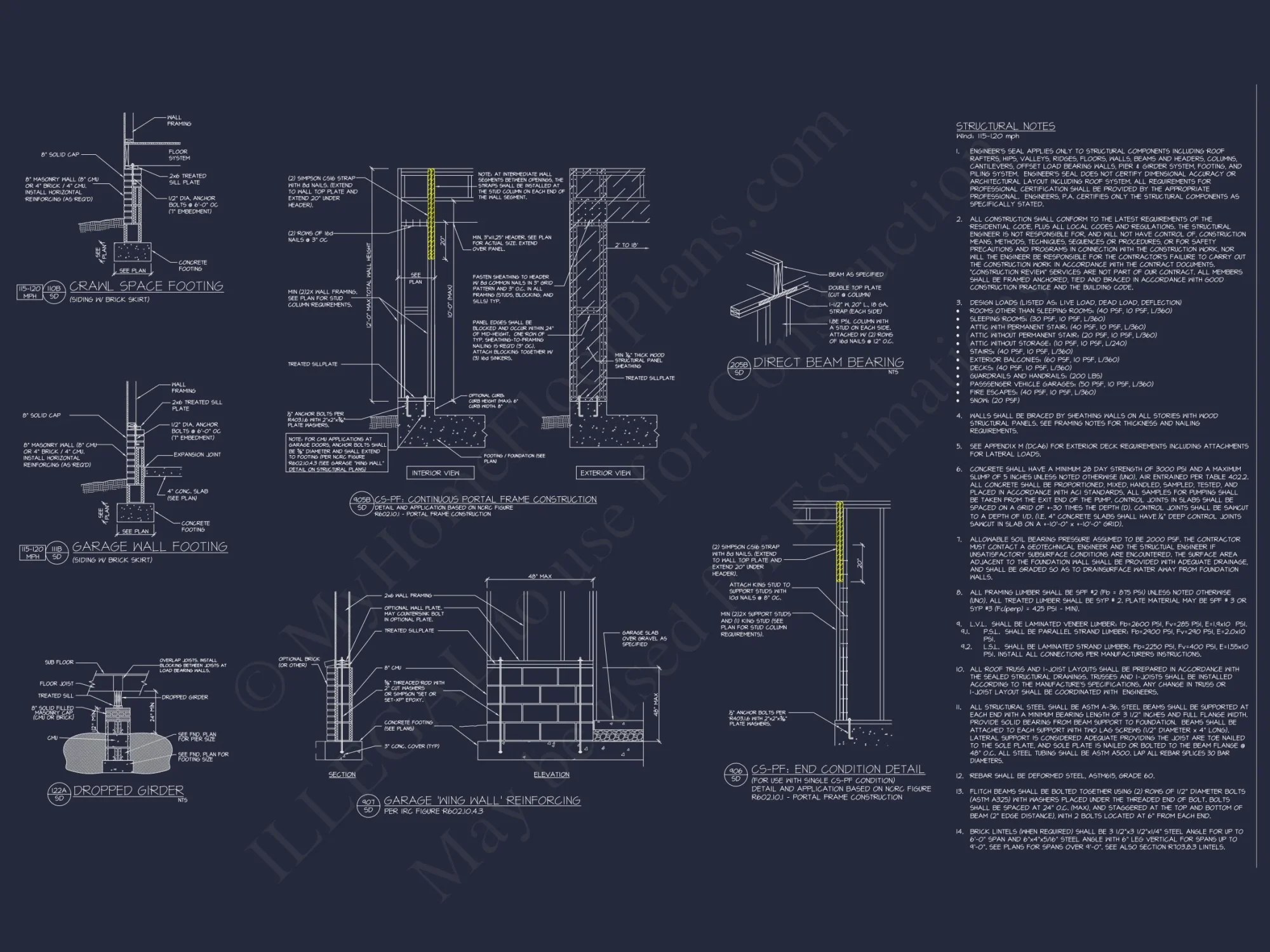 2-Story Craftsman Floor Plan