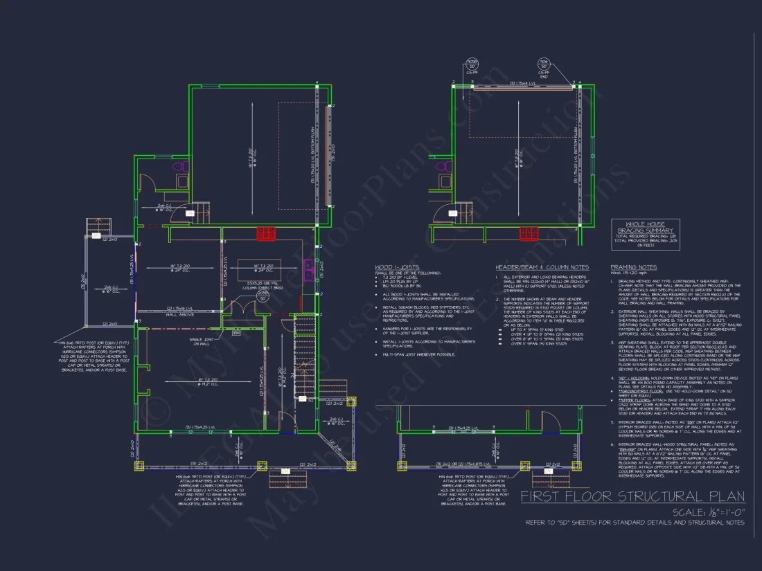 house Design Blueprint with CAD