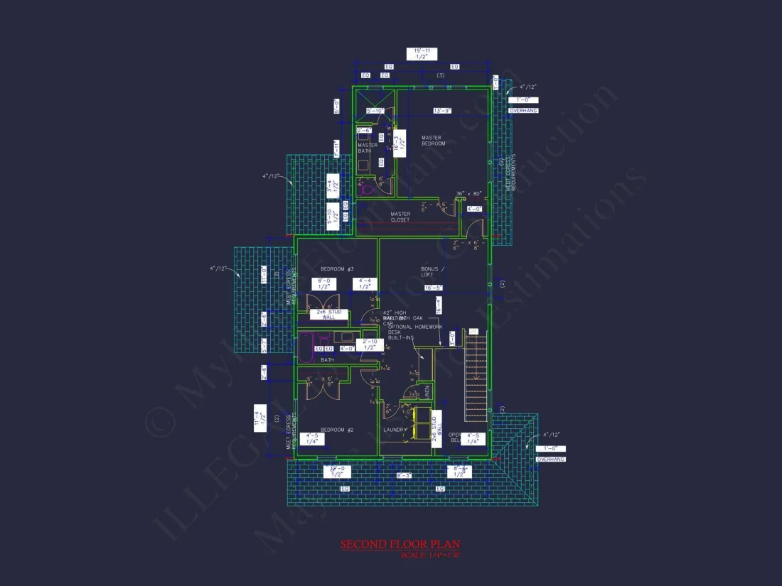 house Design Blueprint with CAD