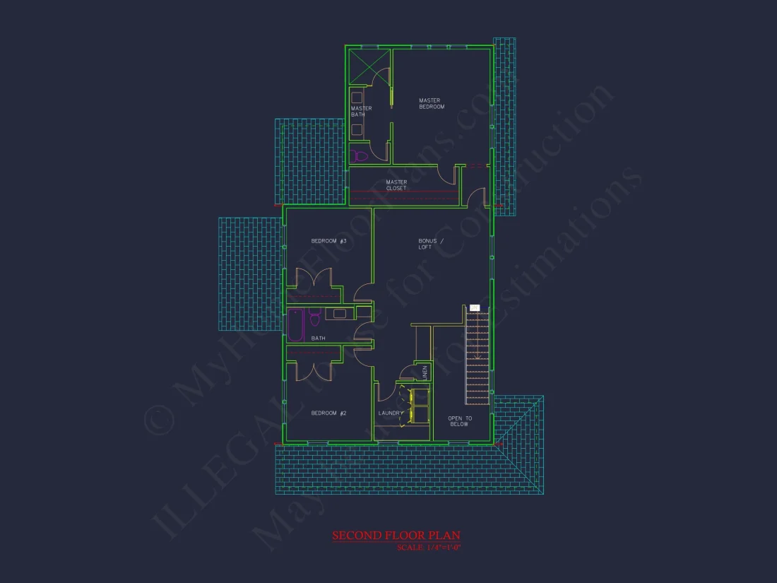 house Design Blueprint with CAD