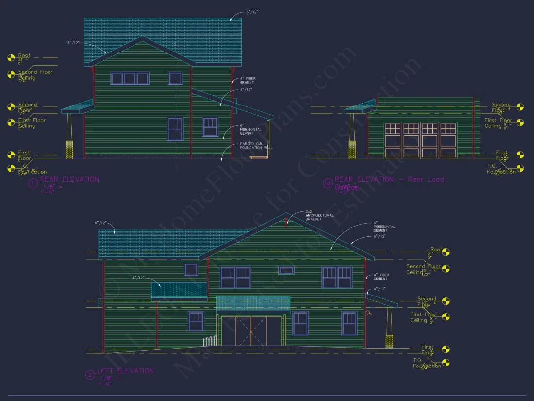 house Design Blueprint with CAD