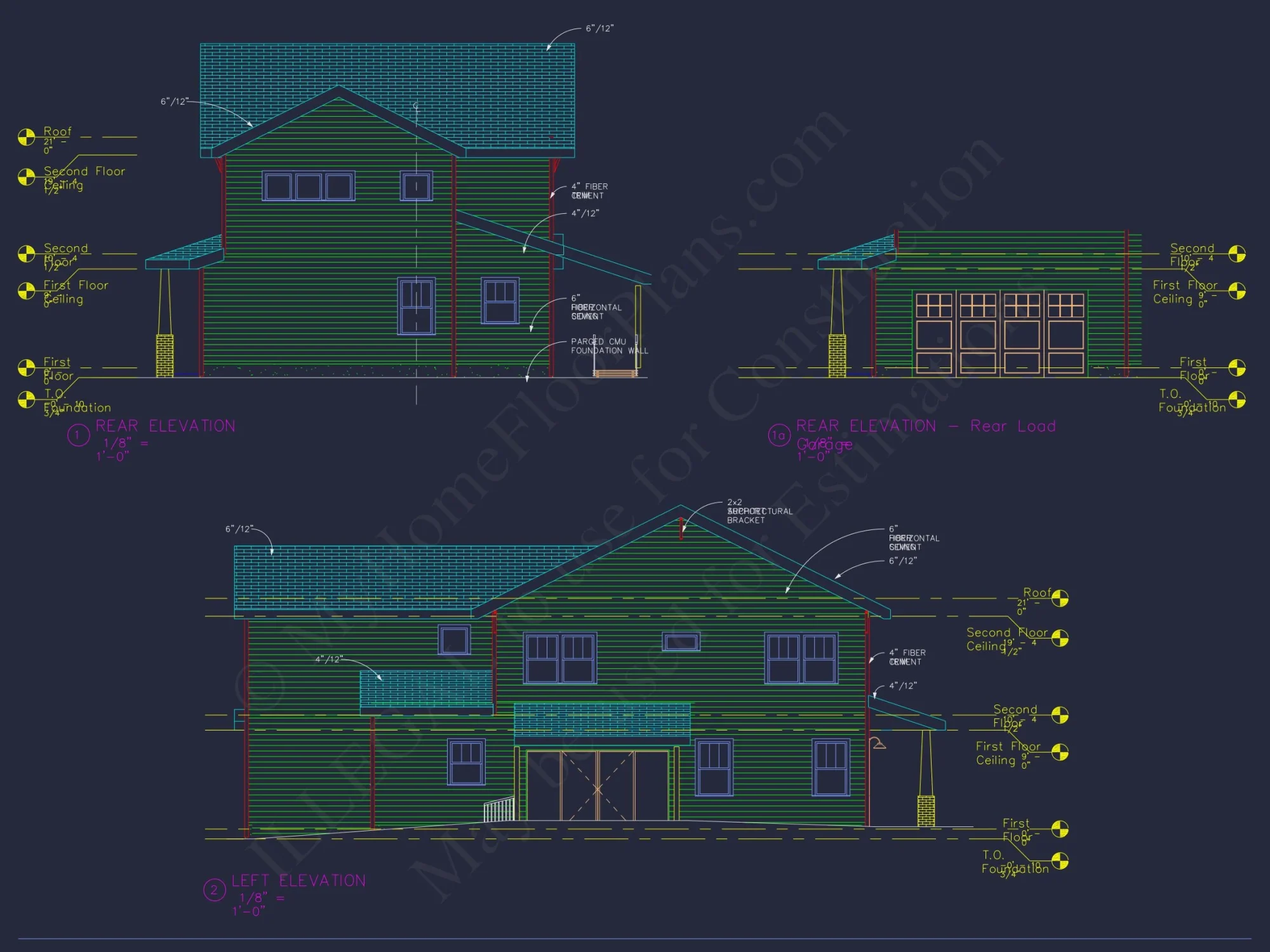 house Design Blueprint with CAD