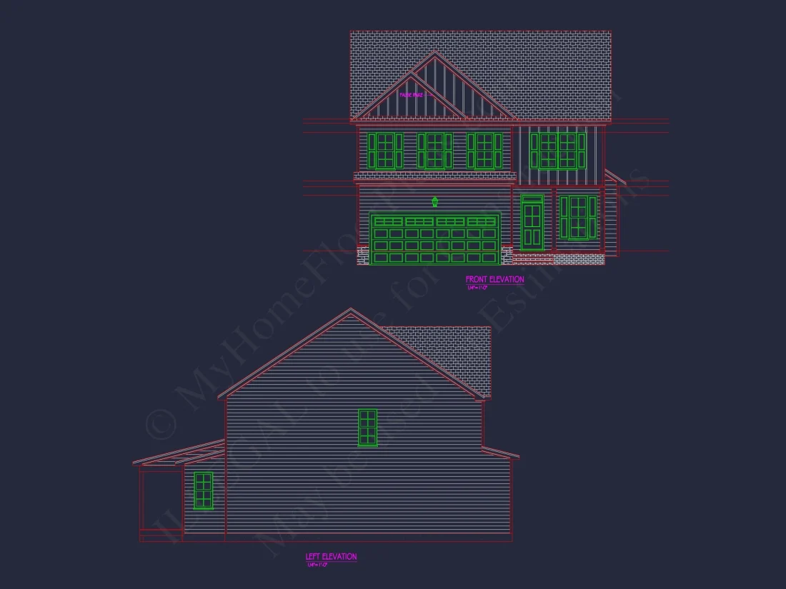 Modern house Design with Spacious CAD Floor Plans: Blueprint Guide
