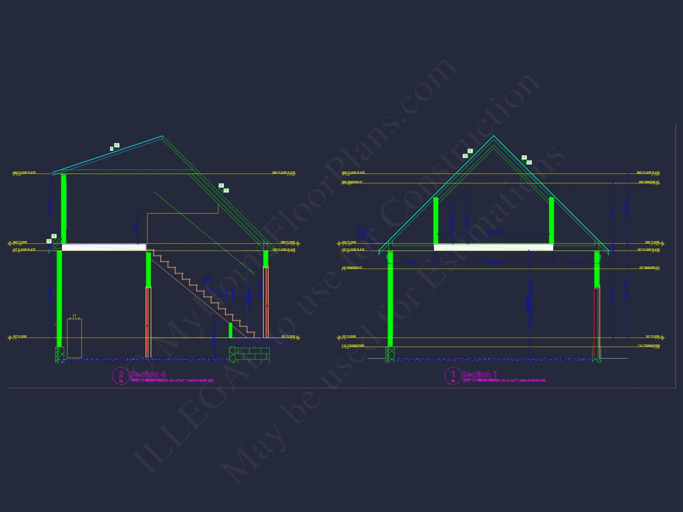 Traditional Ranch Home Plan - 3-Bed, 2-Bath, 1,600 SF 5 Expansive house Plan with Stunning CAD Blueprints and Features
