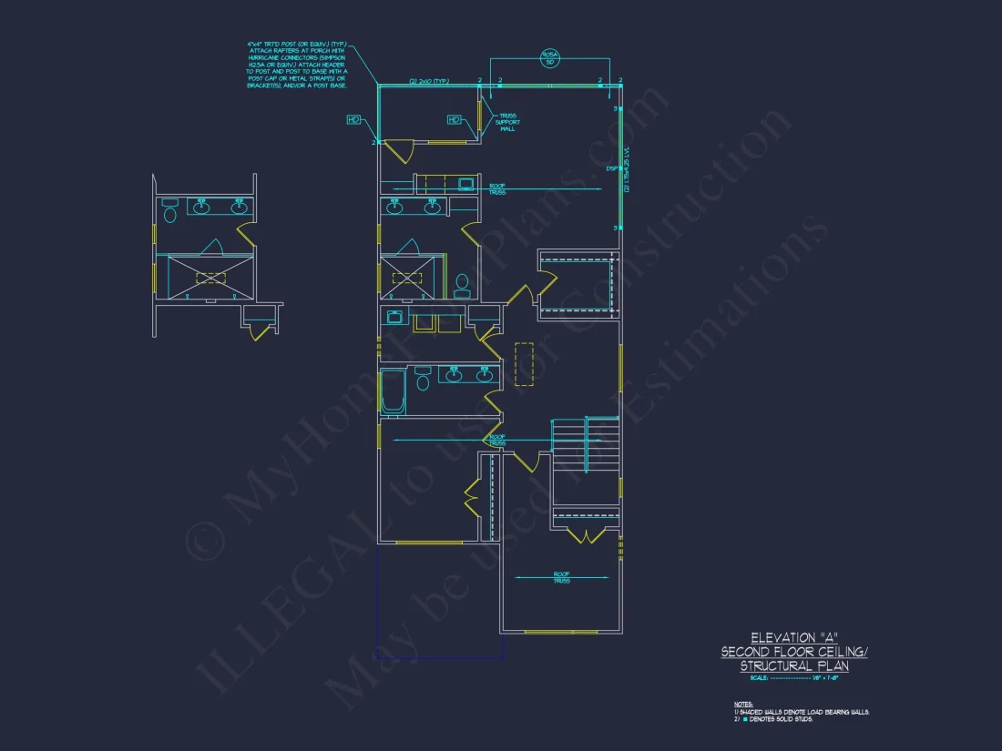 Modern house Plan with 2 Floors and Open-Concept Designs