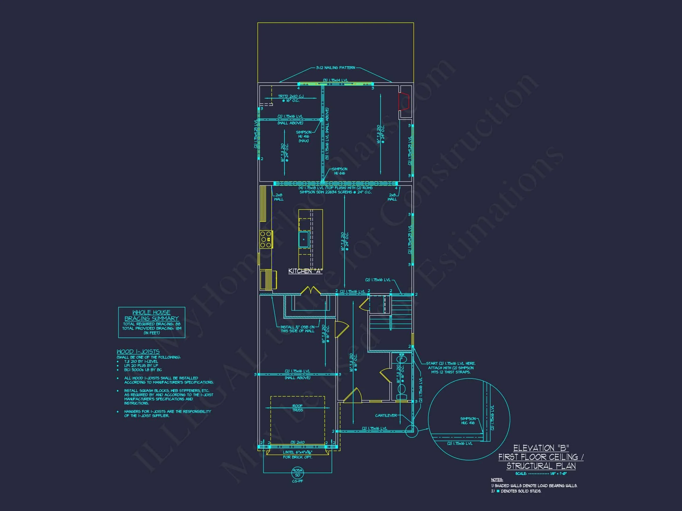 Modern house Plan with 2 Floors and Open-Concept Designs