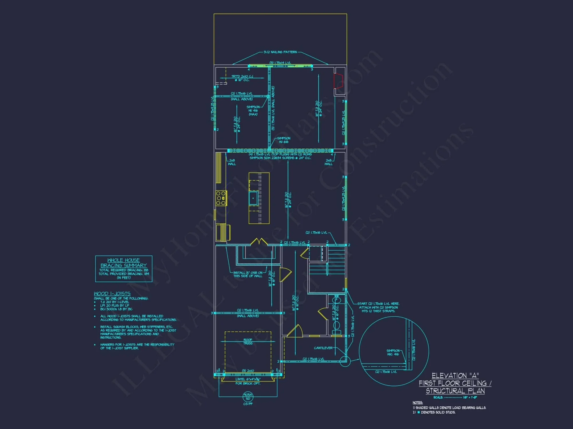 Modern house Plan with 2 Floors and Open-Concept Designs