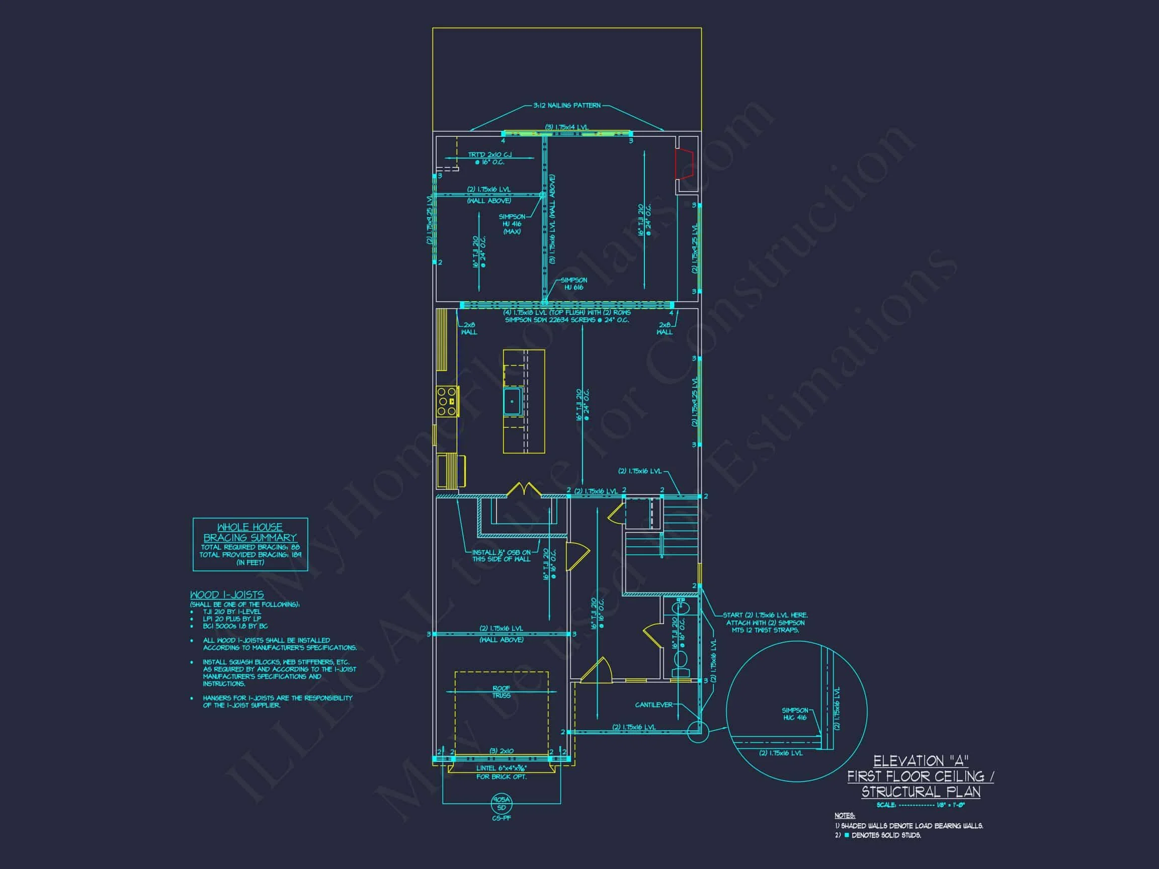 Modern house Plan with 2 Floors and Open-Concept Designs