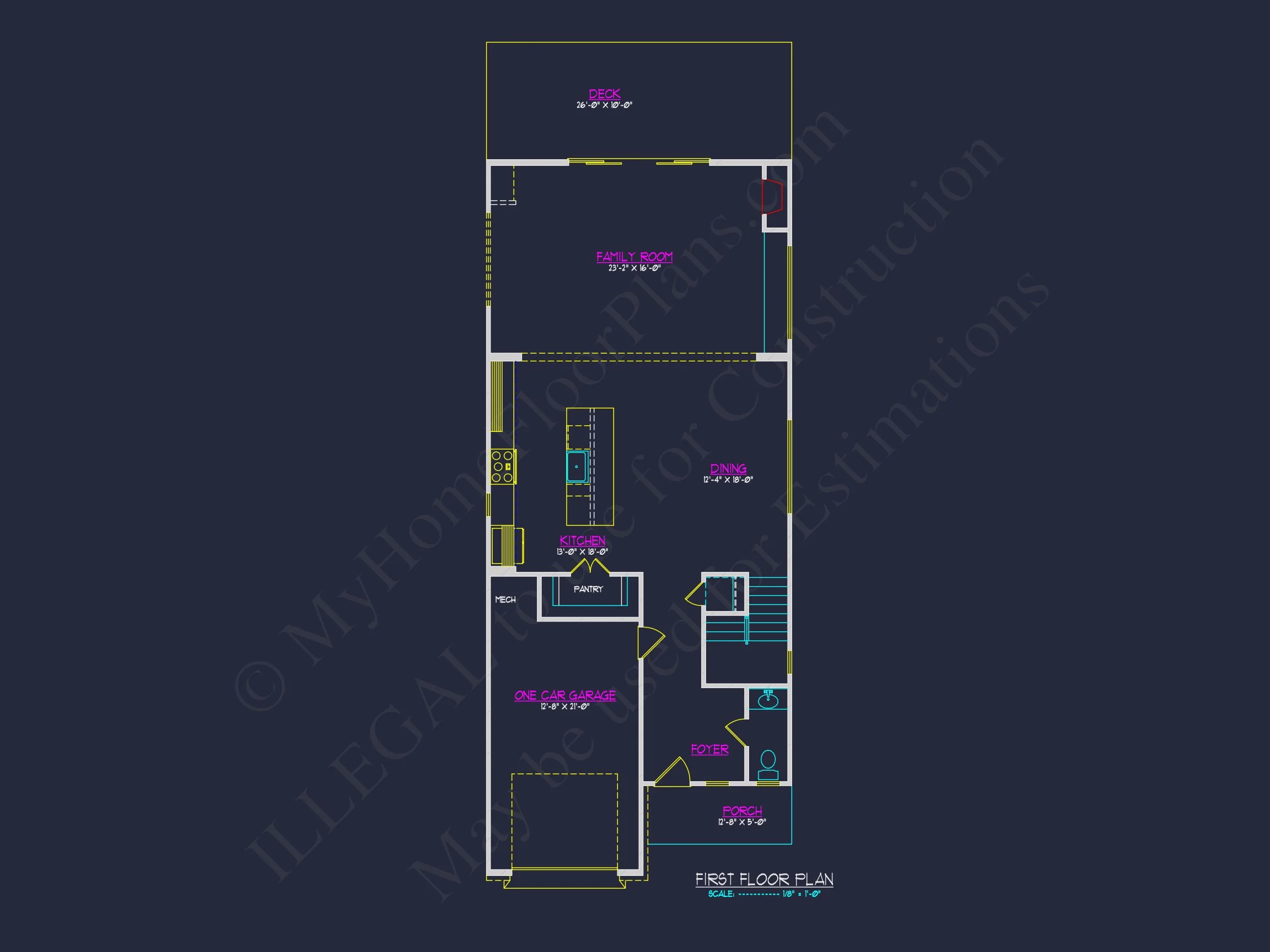 Modern house Plan with 2 Floors and Open-Concept Designs