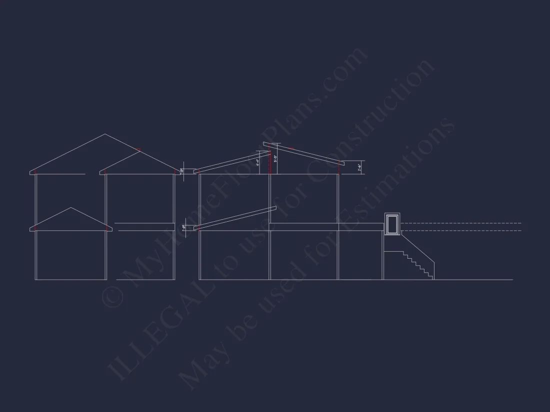Modern house Plan with 2 Floors and Open-Concept Designs