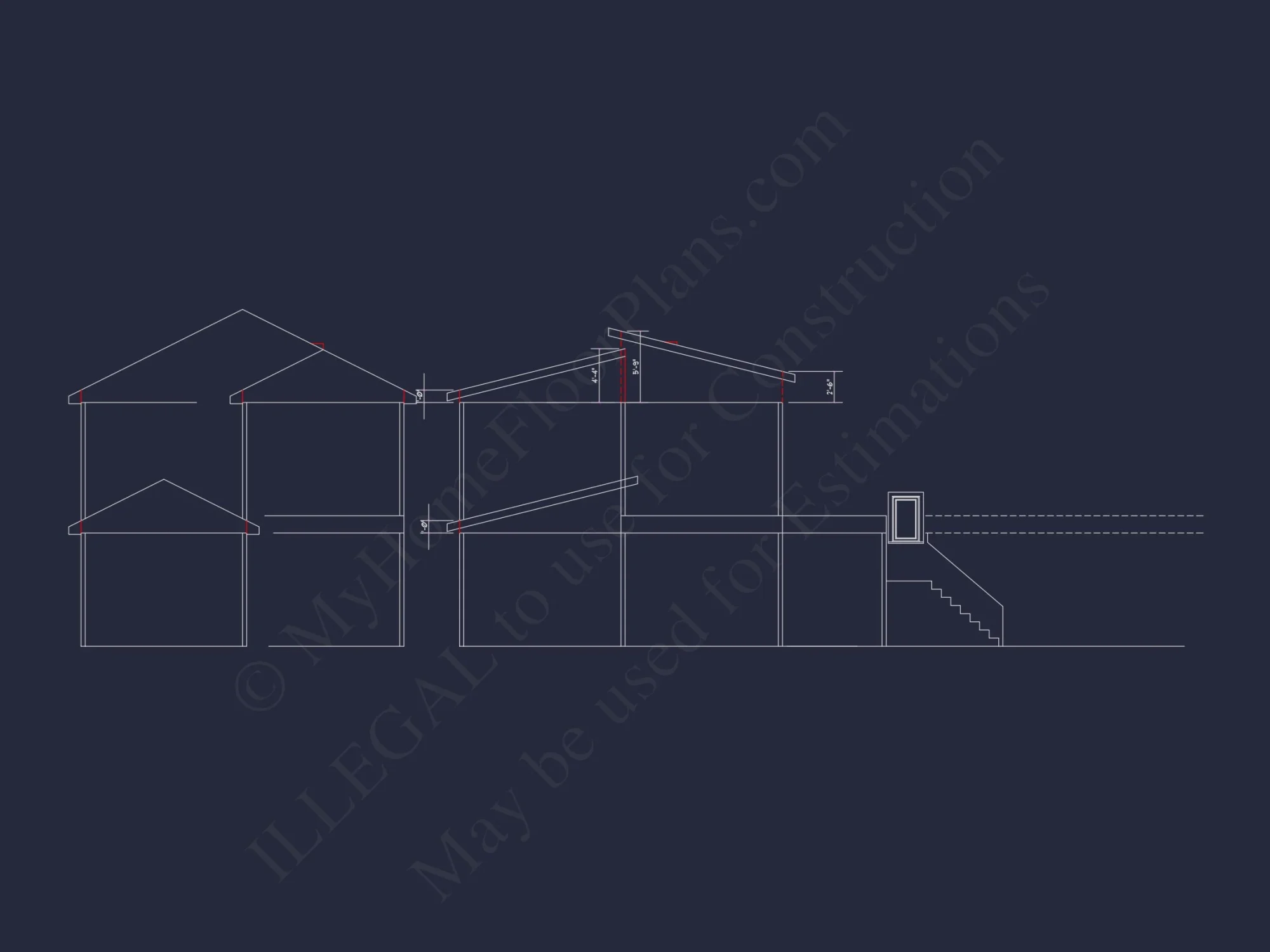 Modern house Plan with 2 Floors and Open-Concept Designs