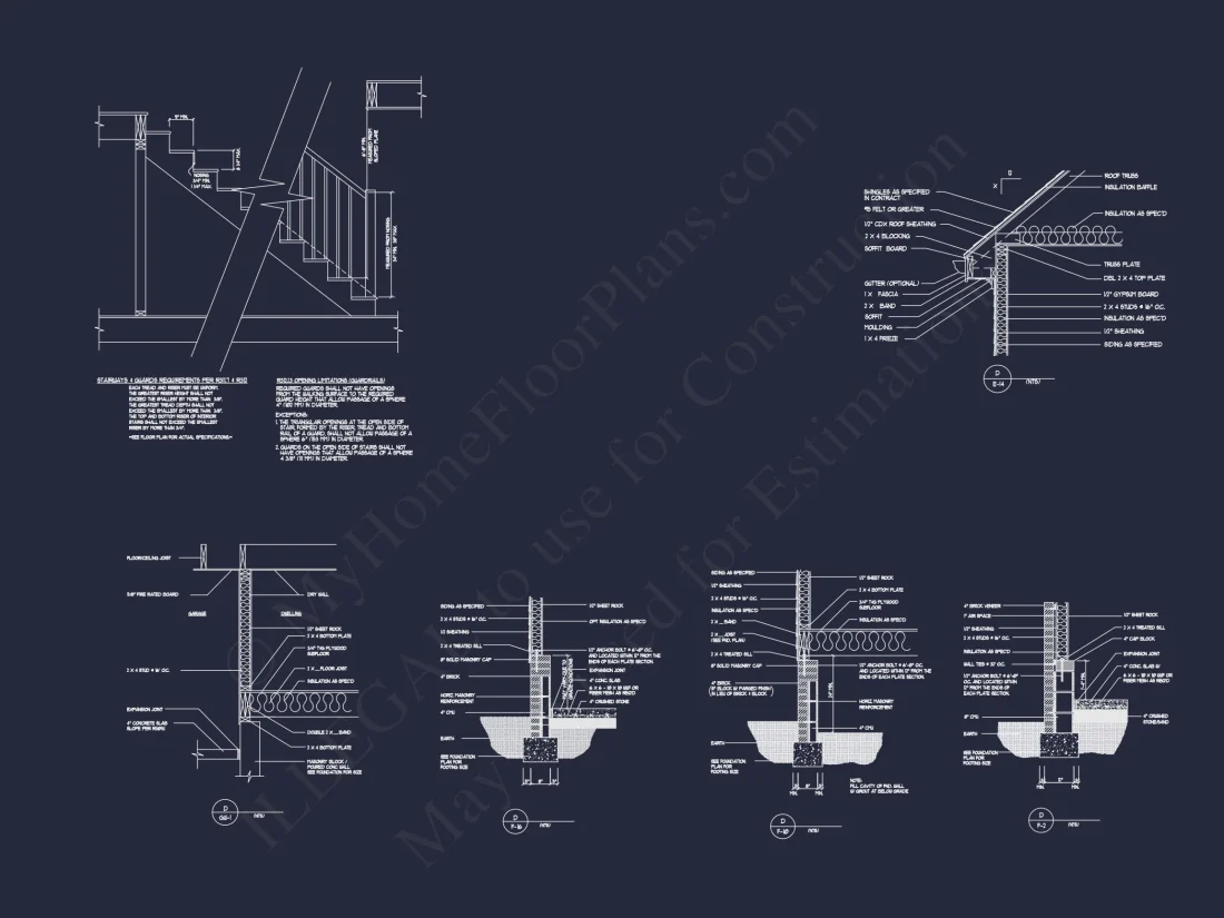 Modern house Plan with 2 Floors and Open-Concept Designs
