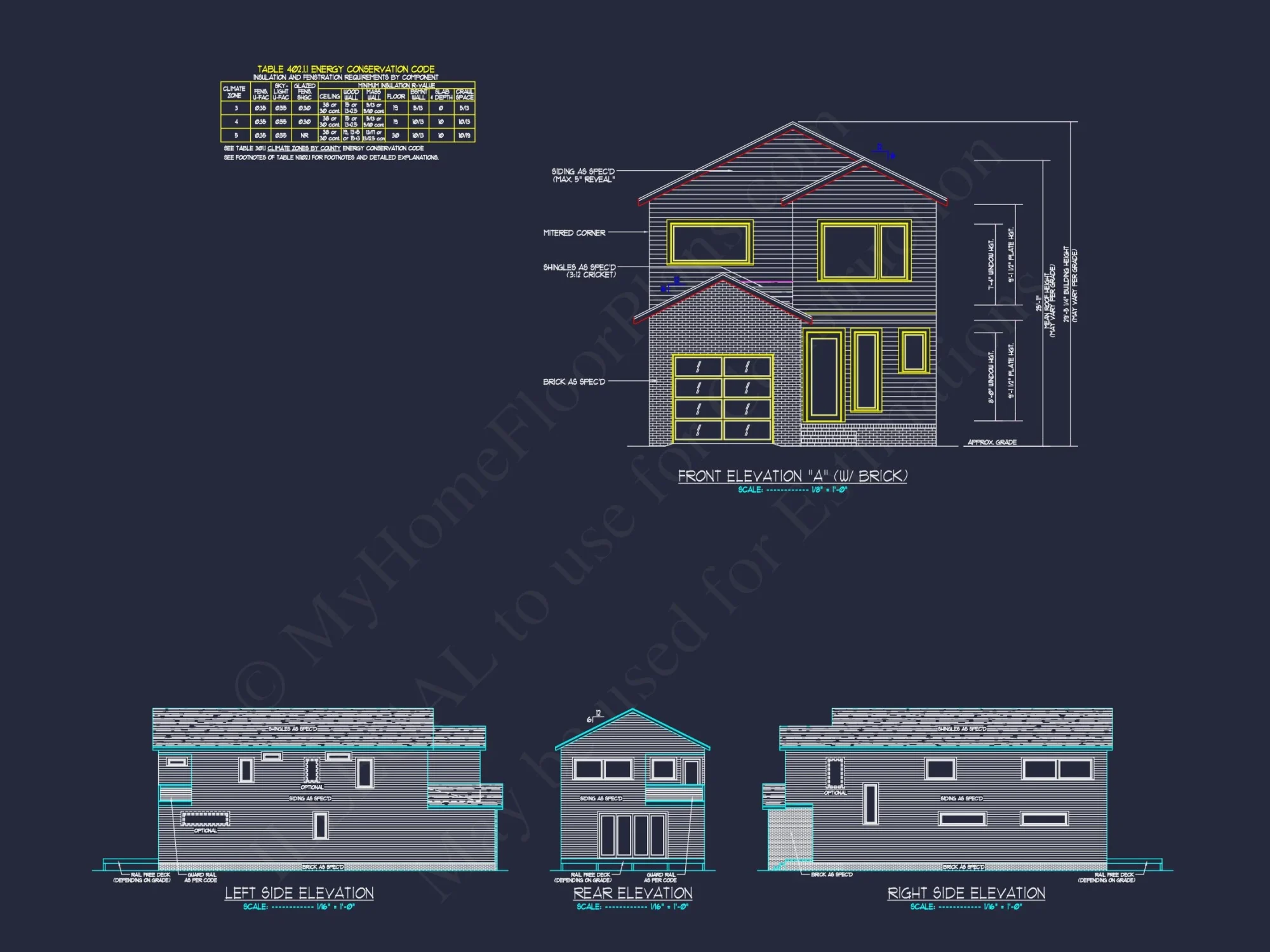 Modern house Plan with 2 Floors and Open-Concept Designs