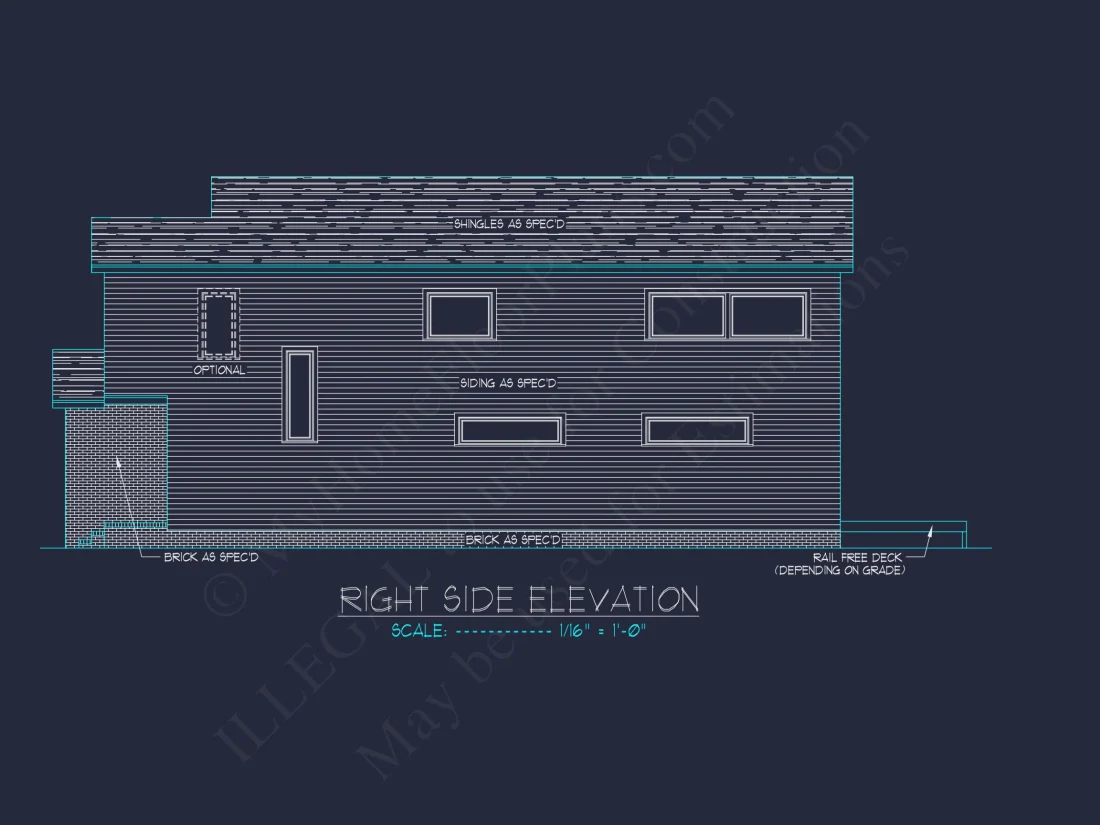 Modern house Plan with 2 Floors and Open-Concept Designs