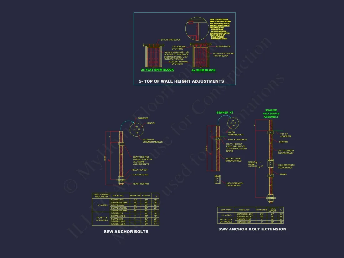 Modern house Plan with 3 Floors and CAD Architecture Designs