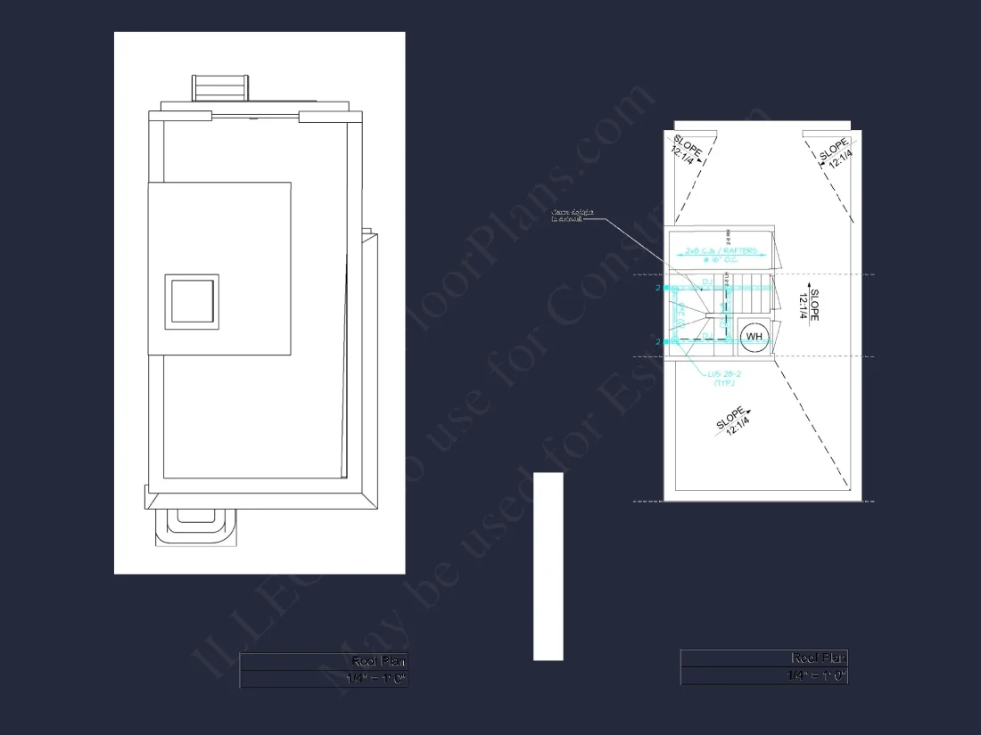 Modern house Plan with 3 Floors and CAD Architecture Designs
