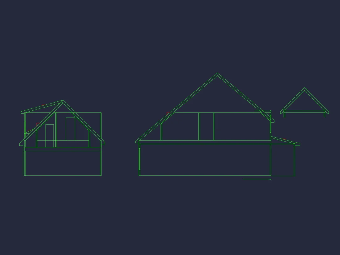 Traditional Craftsman house Plan with 2-Story Floor Design