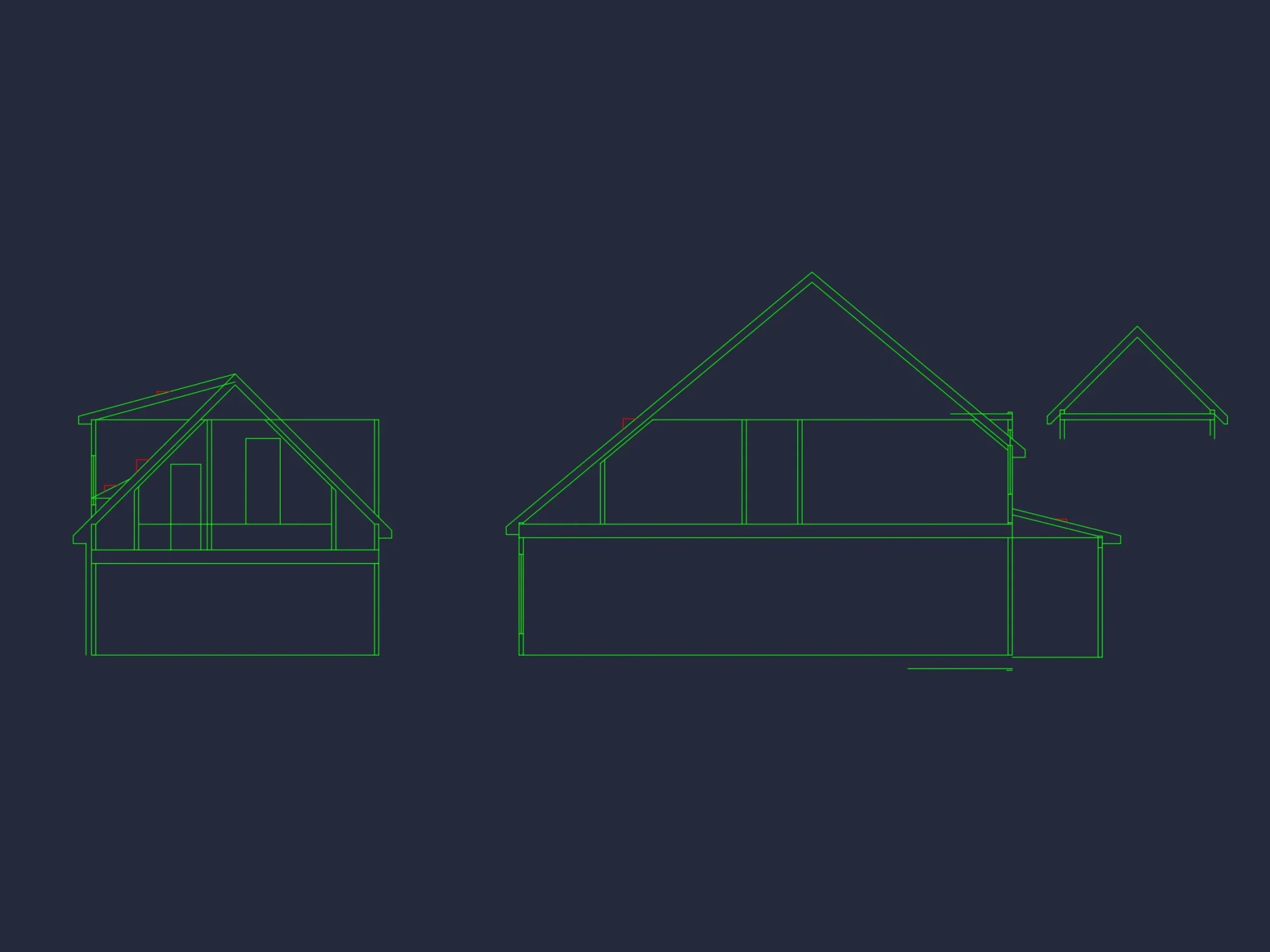 Traditional Craftsman house Plan with 2-Story Floor Design