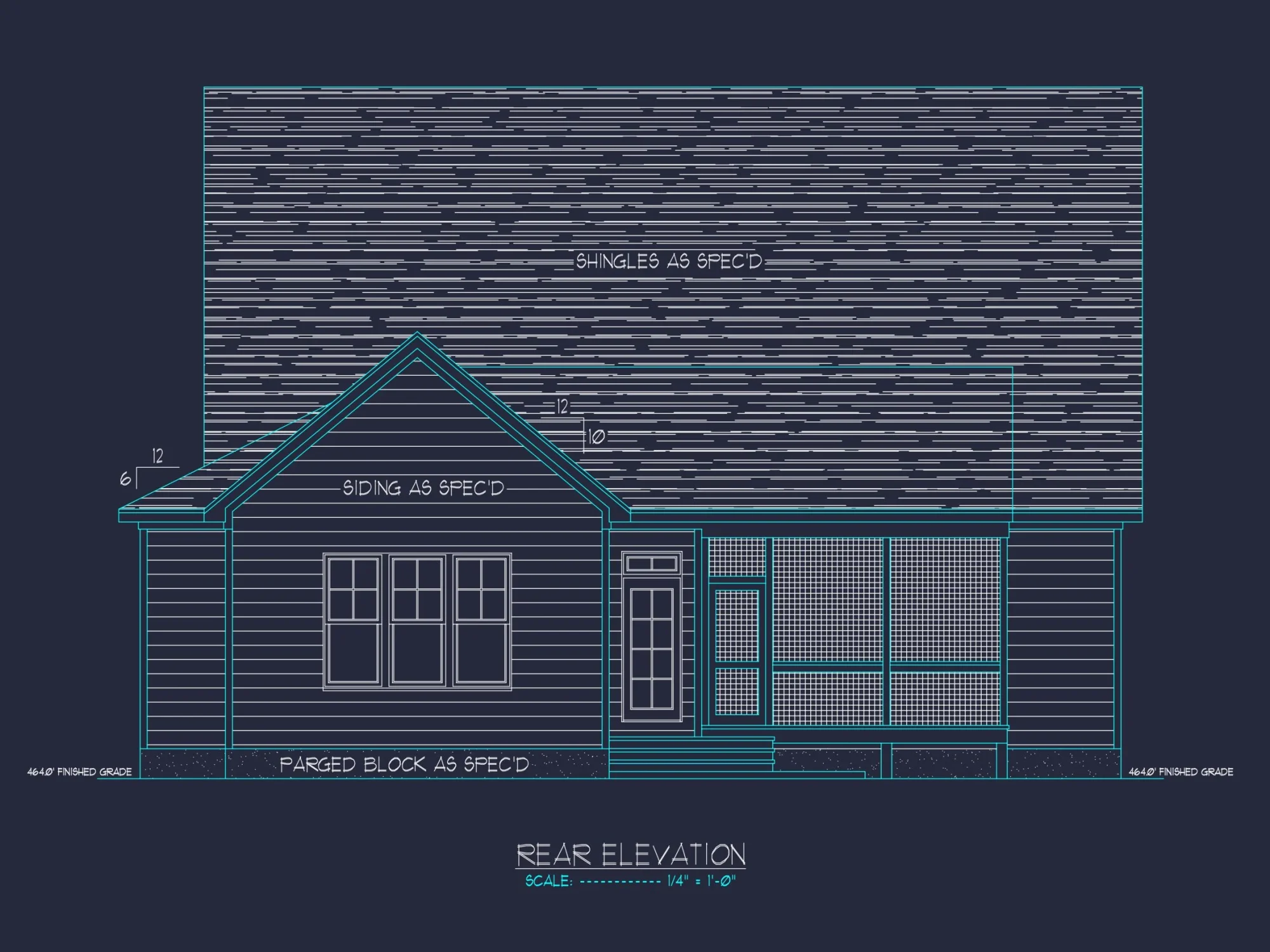 Traditional Craftsman house Plan with 2-Story Floor Design