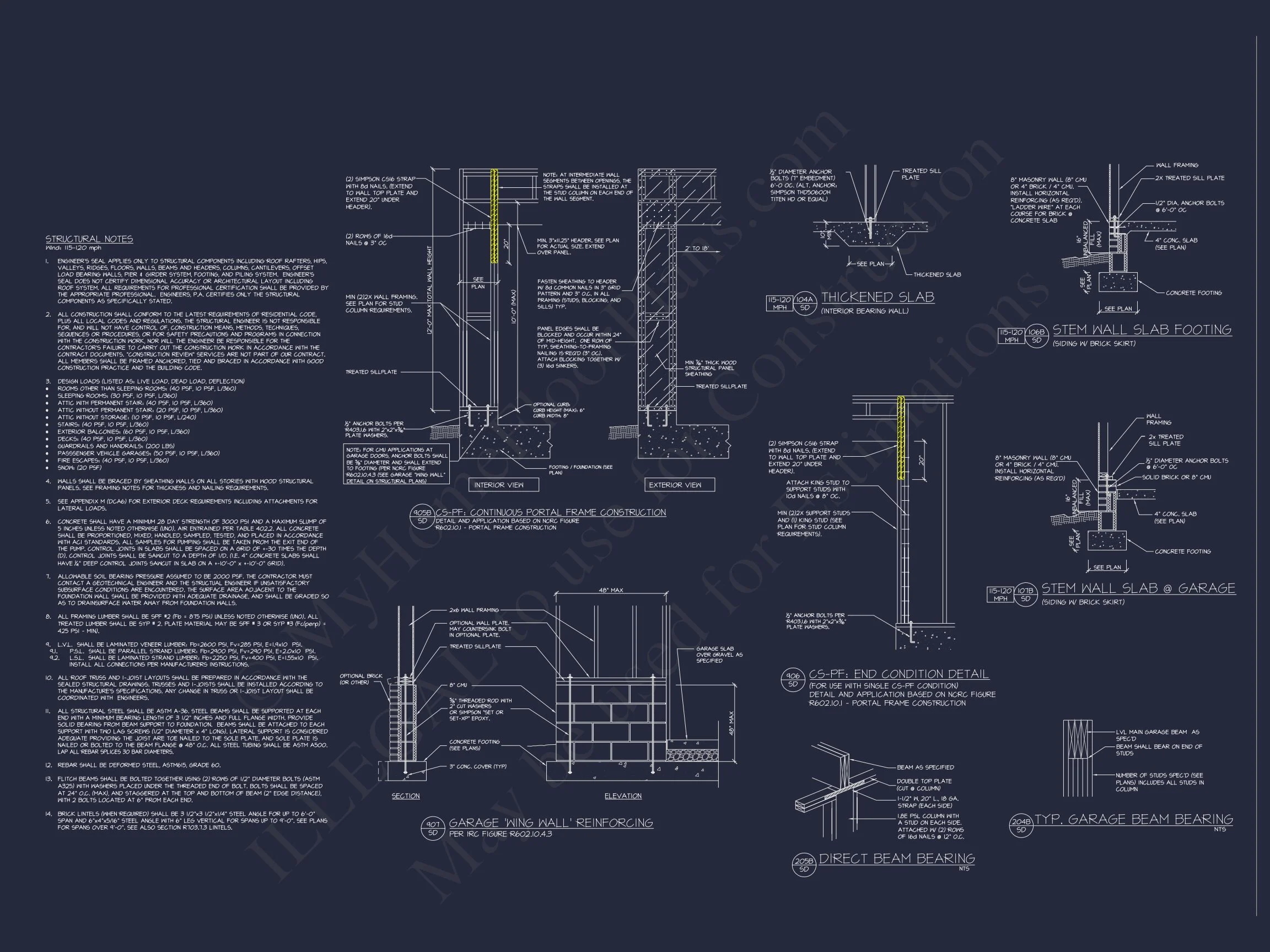 20-1312 HOUSE PLAN - Traditional Colonial Home Plan - 4-Bed, 3-Bath, 2,450 SF 11 Efficient house Plan: CAD Floor Designs with Blueprint Layout