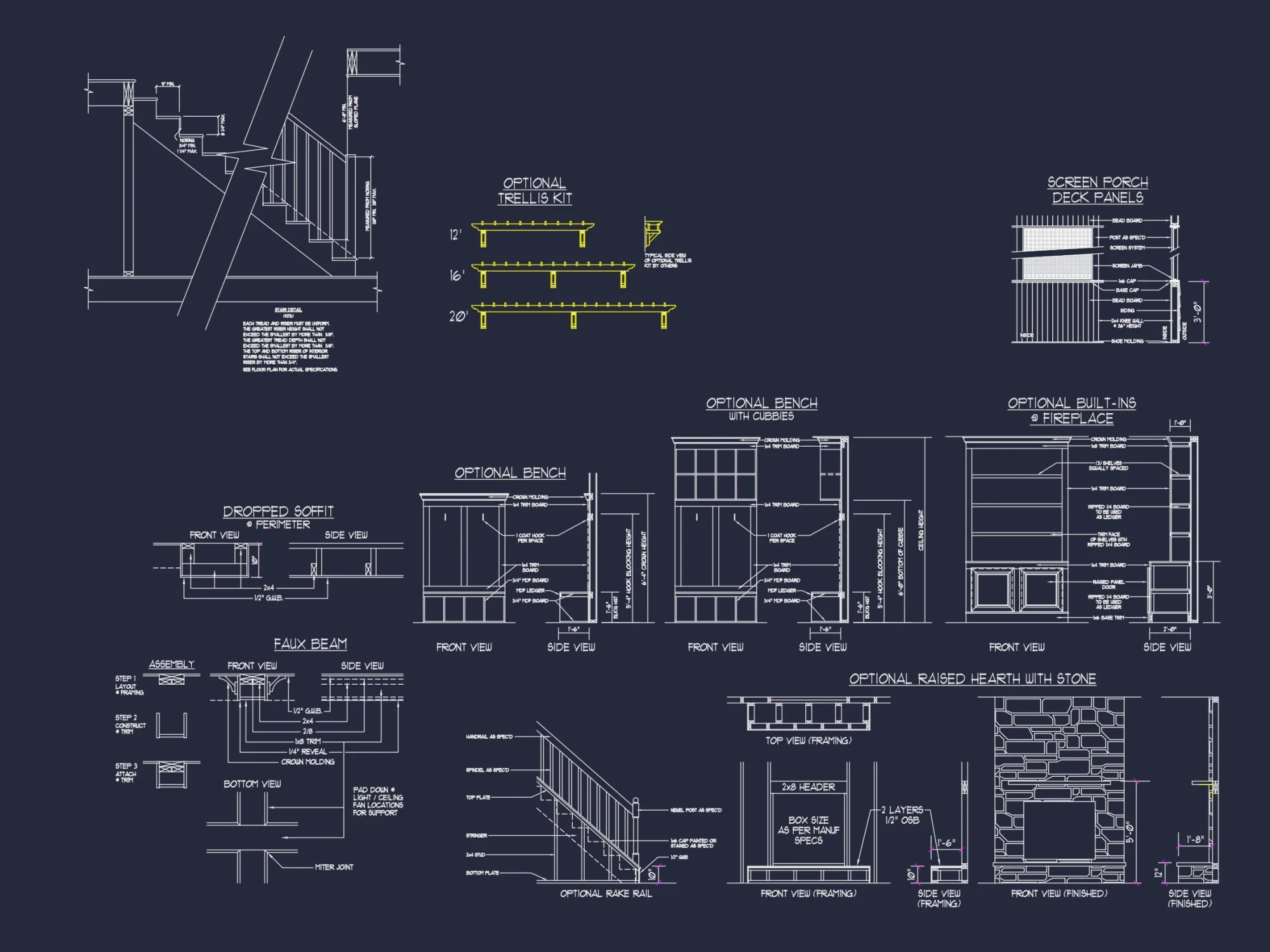 Elegant house Floor Plan with CAD Designs & Blueprint Features